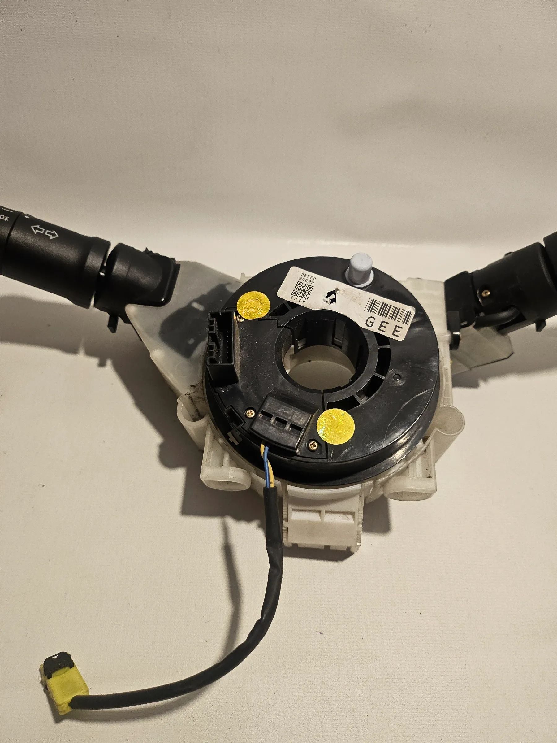 Original Nissan Micra K12 1.2 Comutador de Coluna de Direcção Módulo Nissan 25560 BC60A