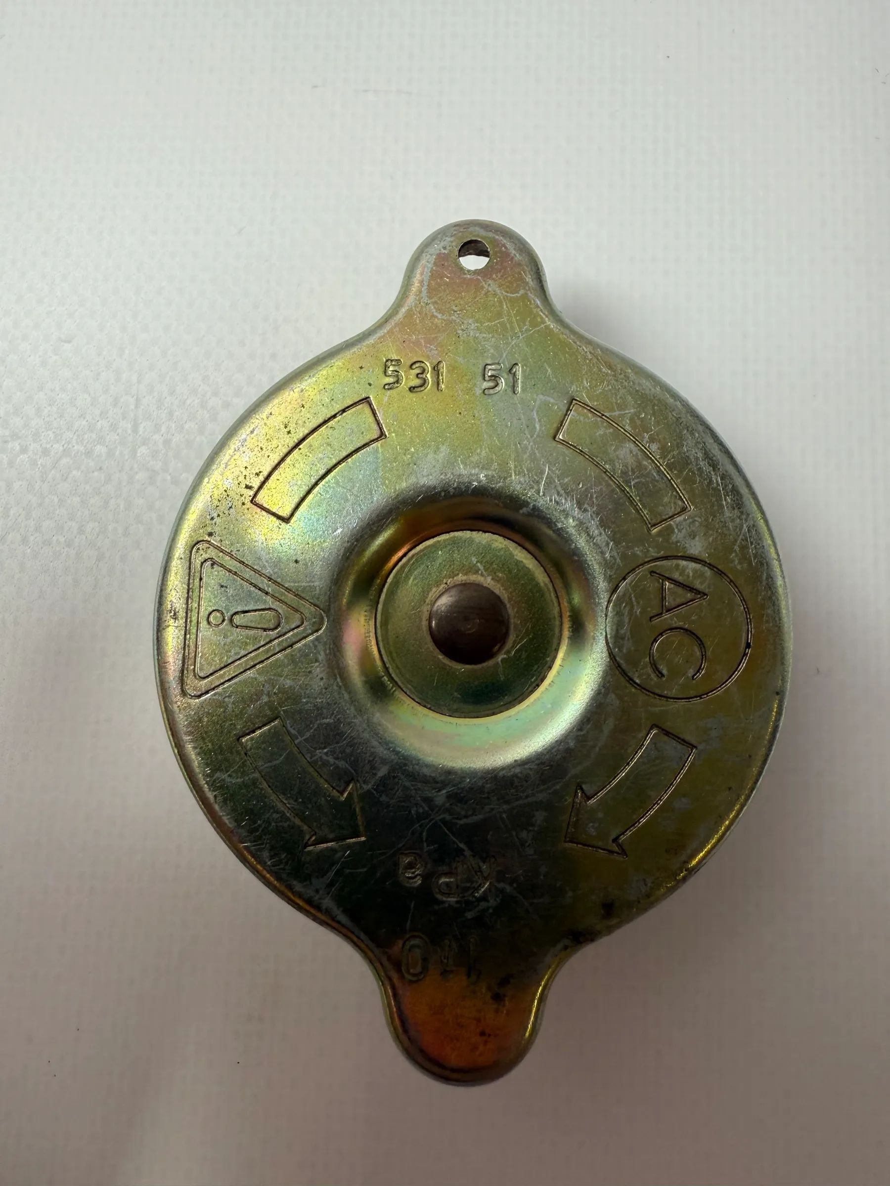 Tutup Radiator Asli Opel Kadett / Kapitän / Admiral AC Delco 531-51 9975648