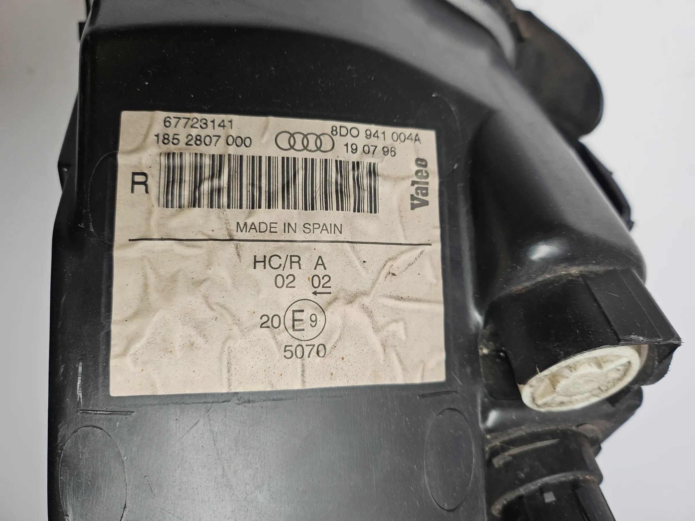 Original Valeo Audi B5 A4 1.8 Headlight Right 8D0941004A 