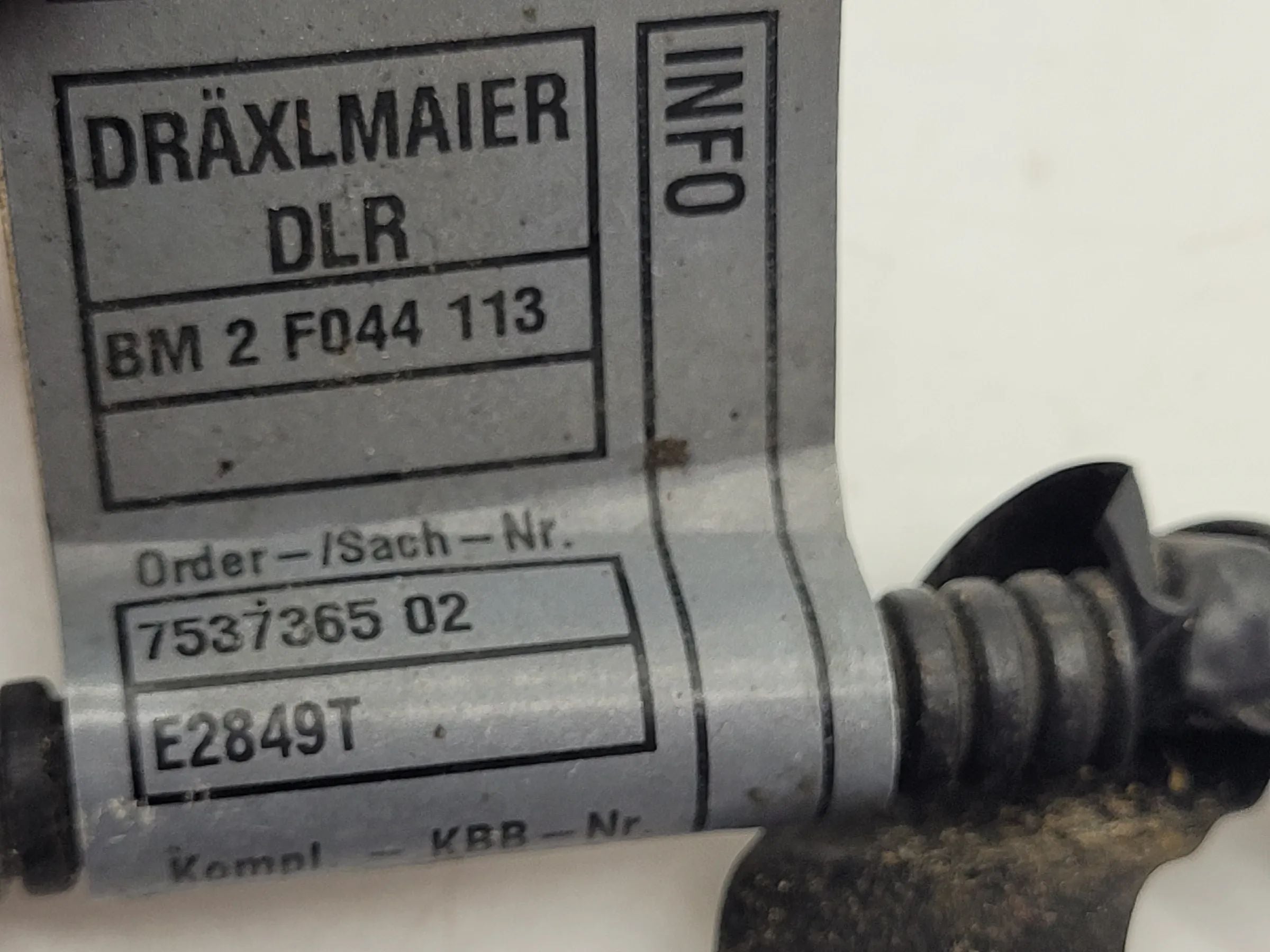 BMW 3er E90/E91 Kabelbaum Leitungssatz Zündkerzen 7537365-02 (Original)