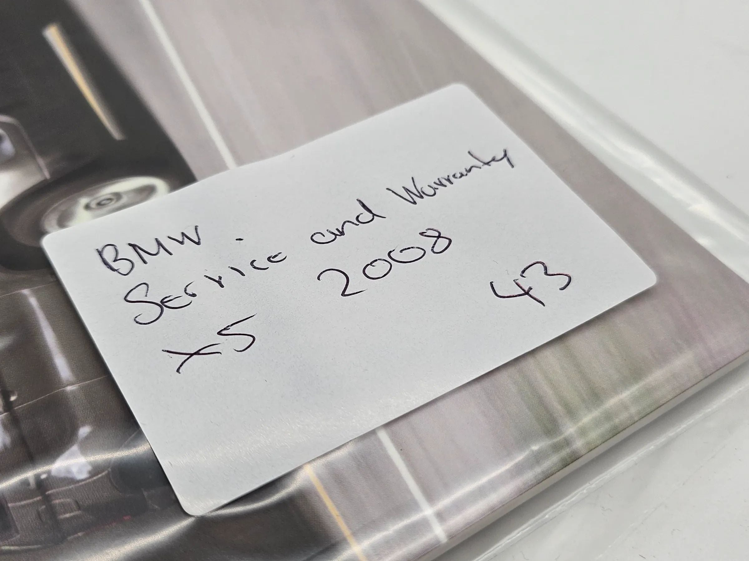 Original BMW X5 E70 2008 Service and Warranty Information englisch