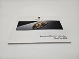 Original Porsche Macan 2016 Warranty and Customer Information  englisch