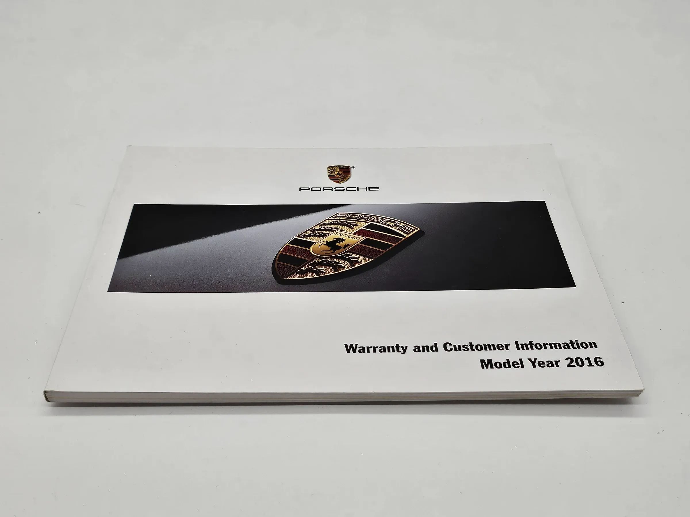 Original Porsche Panamera 2016 Warranty and Customer Information  englisch