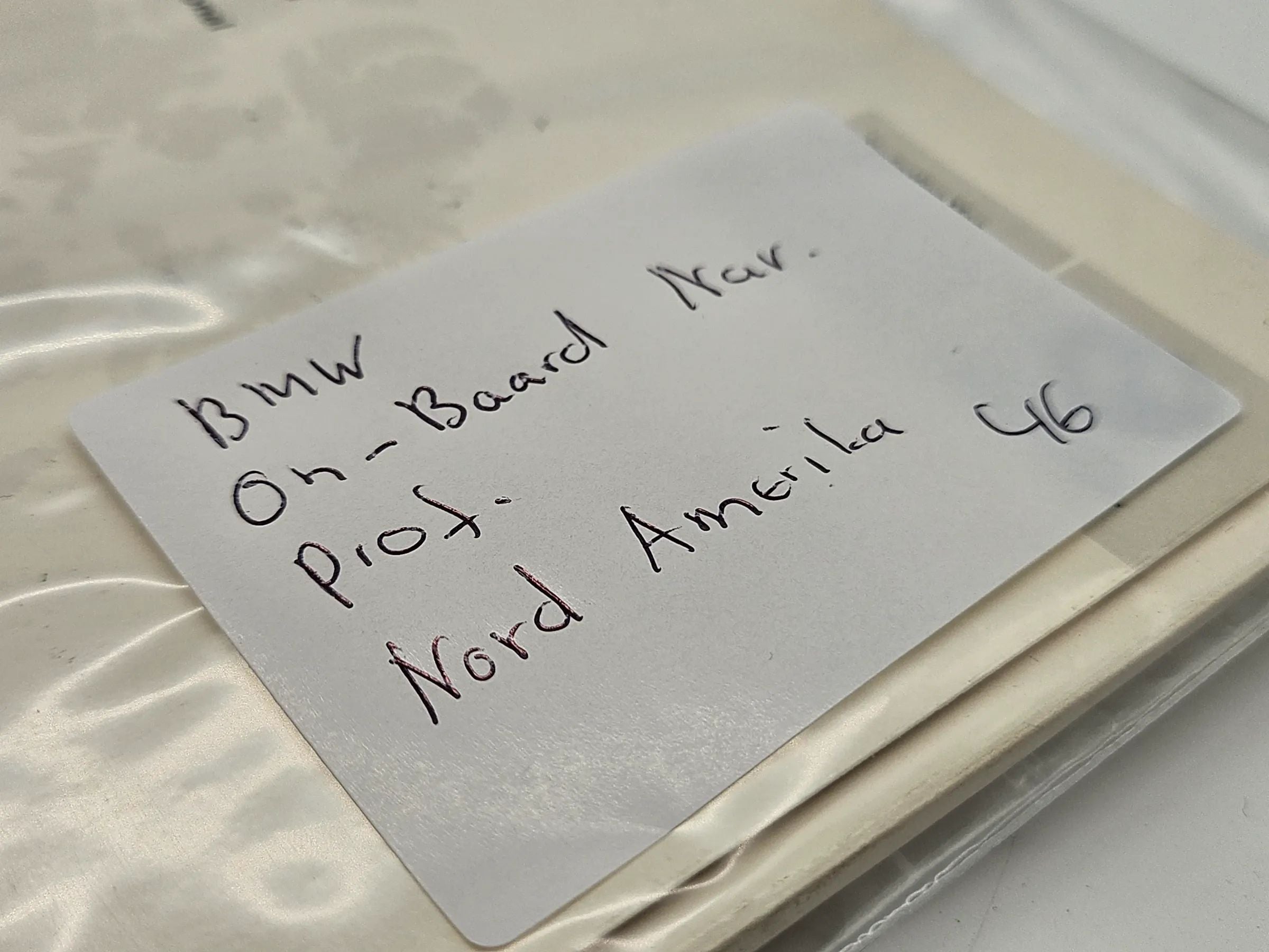 Original BMW  E60 Navigation prof.  2 Disc DVD North America 2010 65902158158