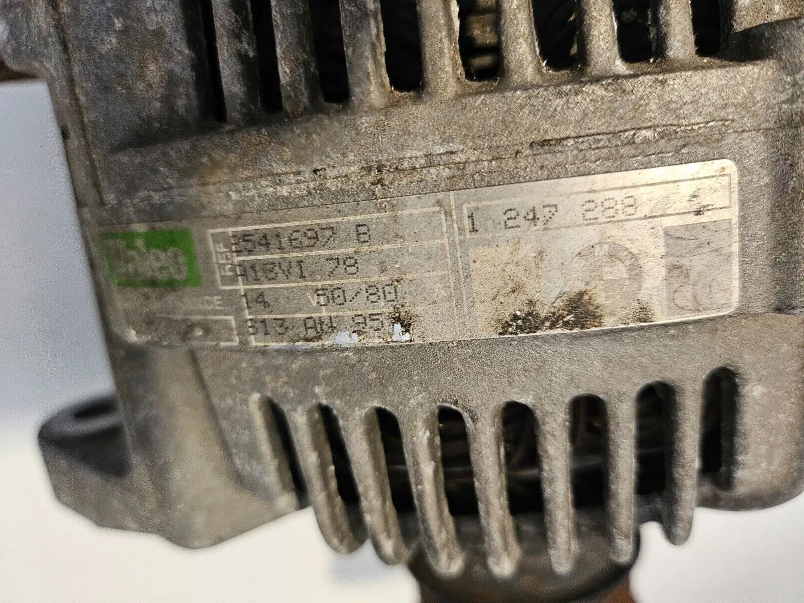 orijinal BMW E36 M42 M43 M44 Lima Şarj Dinamosu Valeo 80A 1247288