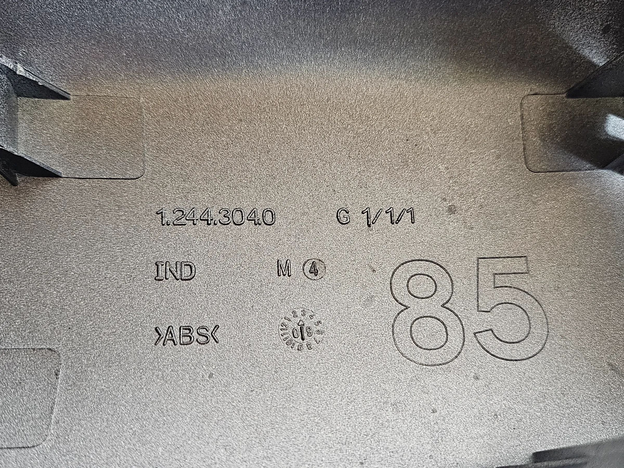 Original Renault Model Spiegelkappe  links dunkelgrau lackiert 12443040
