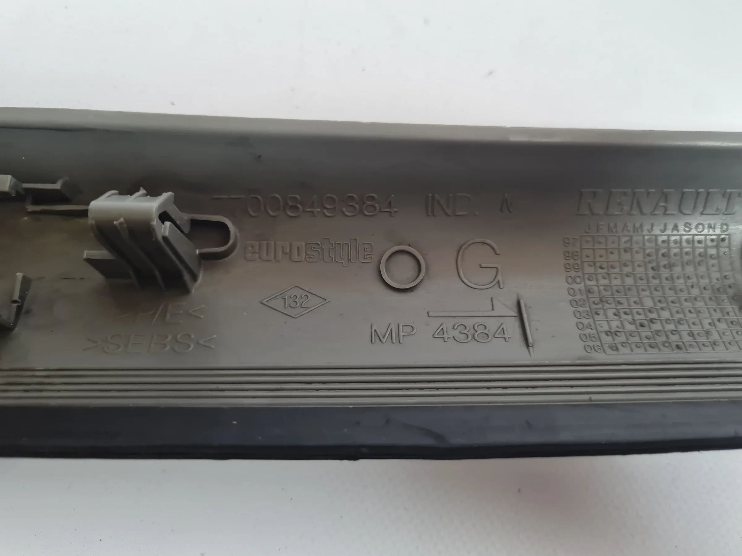 Original Renault Clio II 2 (BB/CB) A-Säule Verkleidung Vorne Links 7700849384