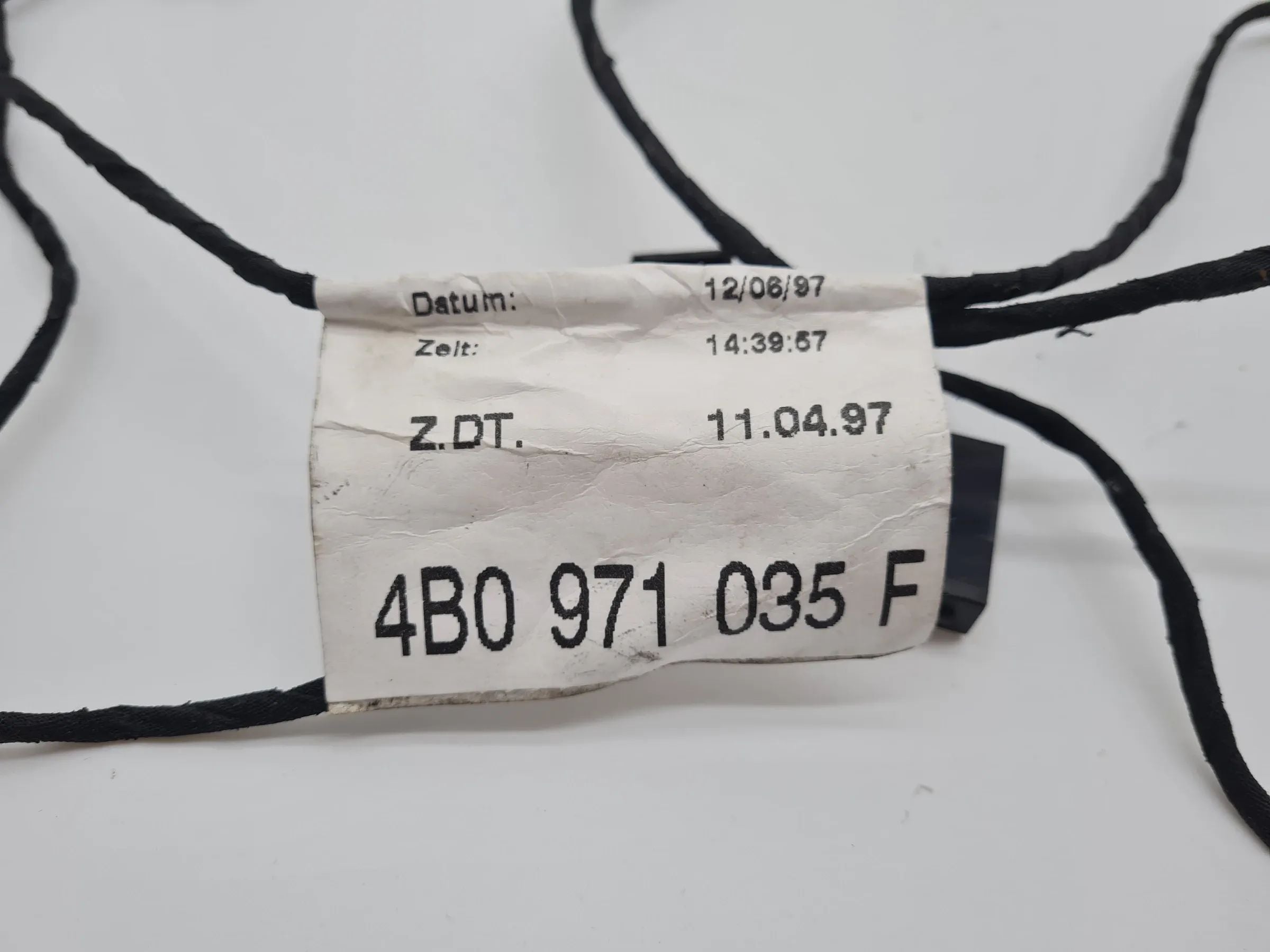 Original Audi A6 (4B2/4B4) Türkabelbaum Kabelbaum Vorne L/R 4B0971035F