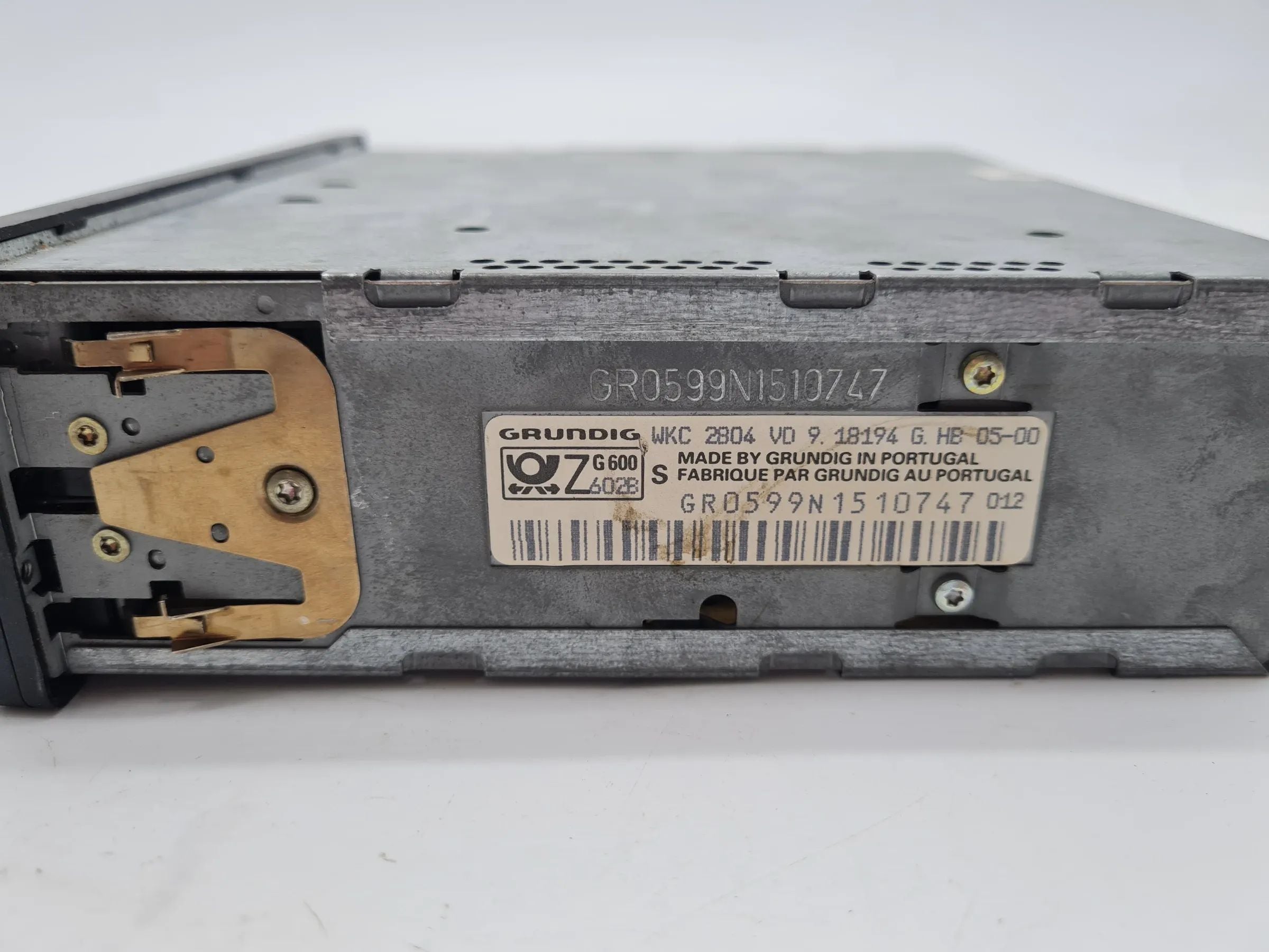Original Grundig 2804 VD Reverse Autoradio Kassettenradio GR0599N1510747