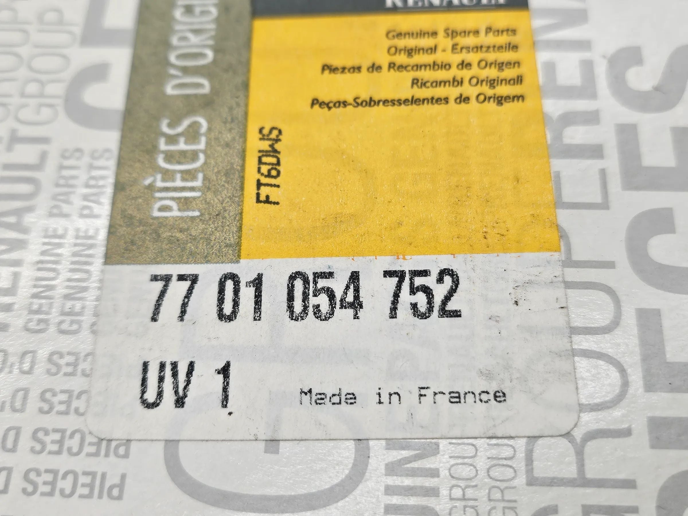 Original mirror glass exterior mirror RENAULT CLIO SCENIC BM0 KR0 MEGANE2 7701054752