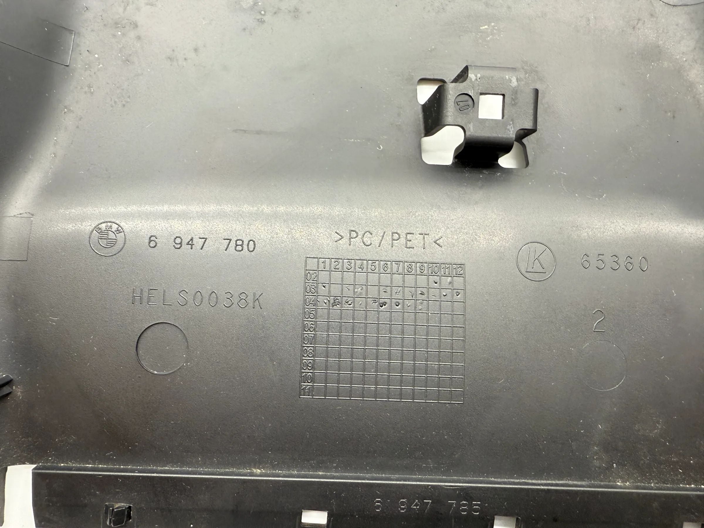 Original BMW 5er Touring (E61) Lenksäulenverkleidung Vorne 6947780