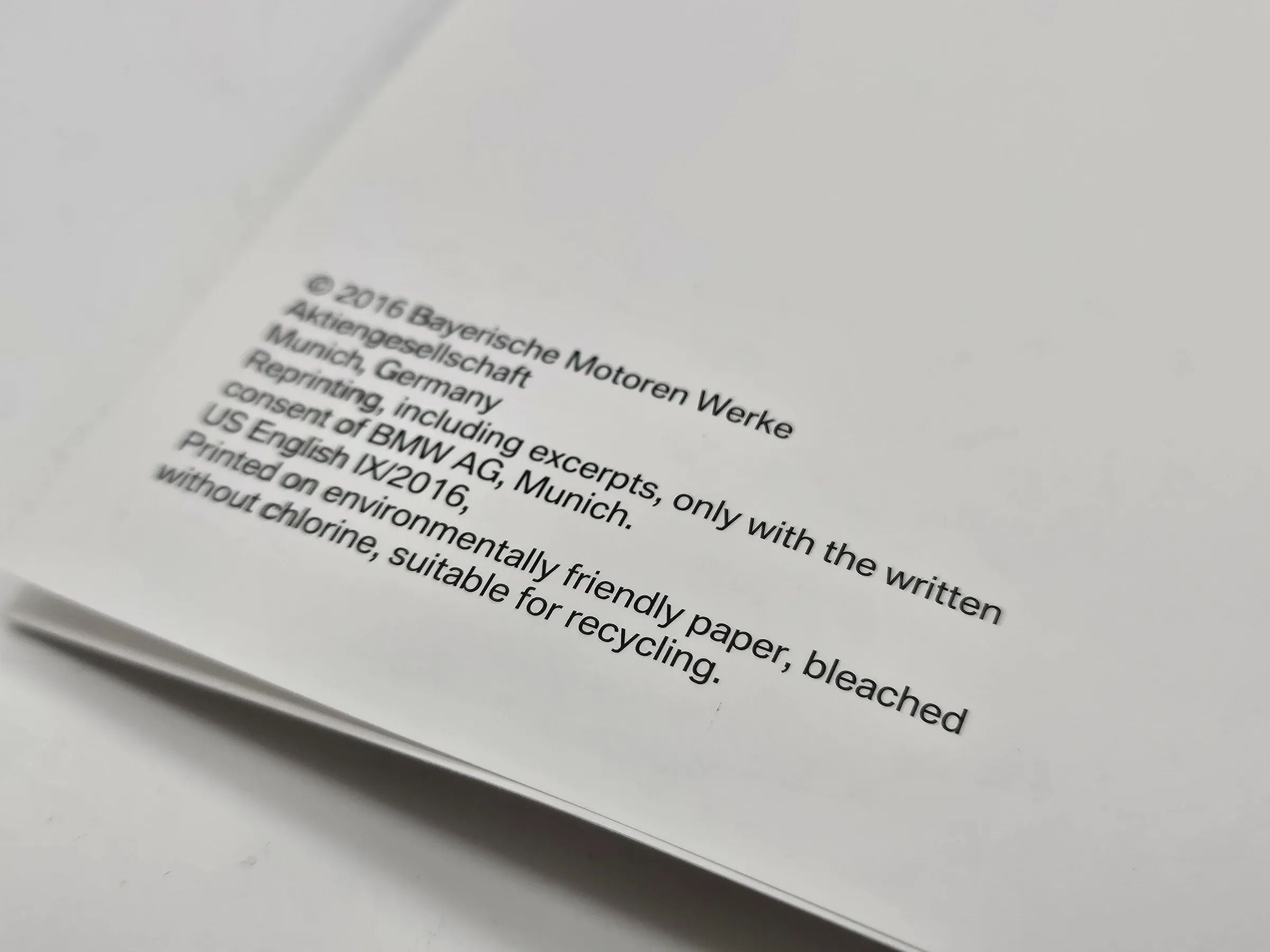 宝马2系Coupe F22 2017 快速使用说明 英文版