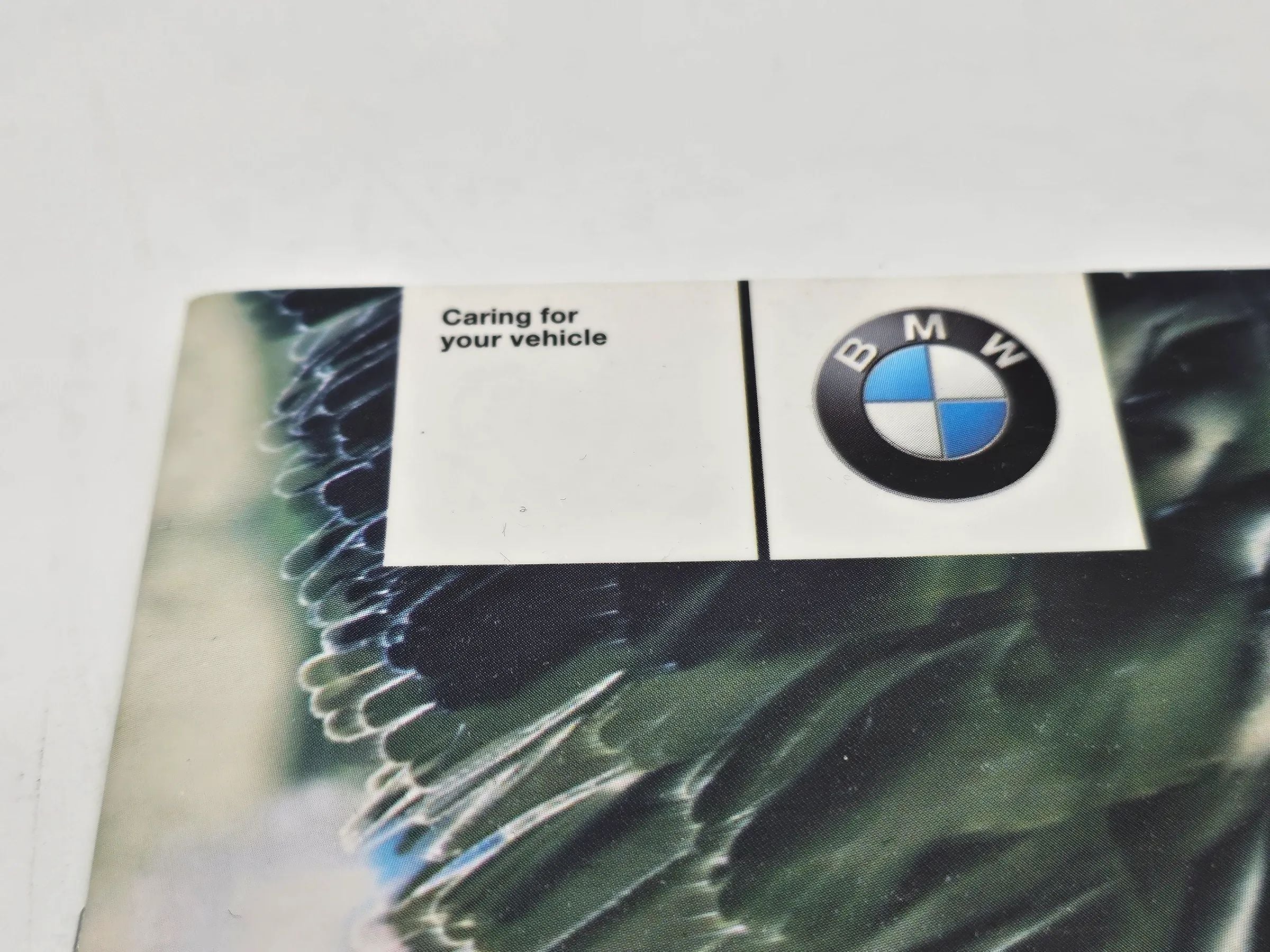 Original BMW  Anleitung Fahrzeugpflege E46 E39 etc englisch 01410156402 ue