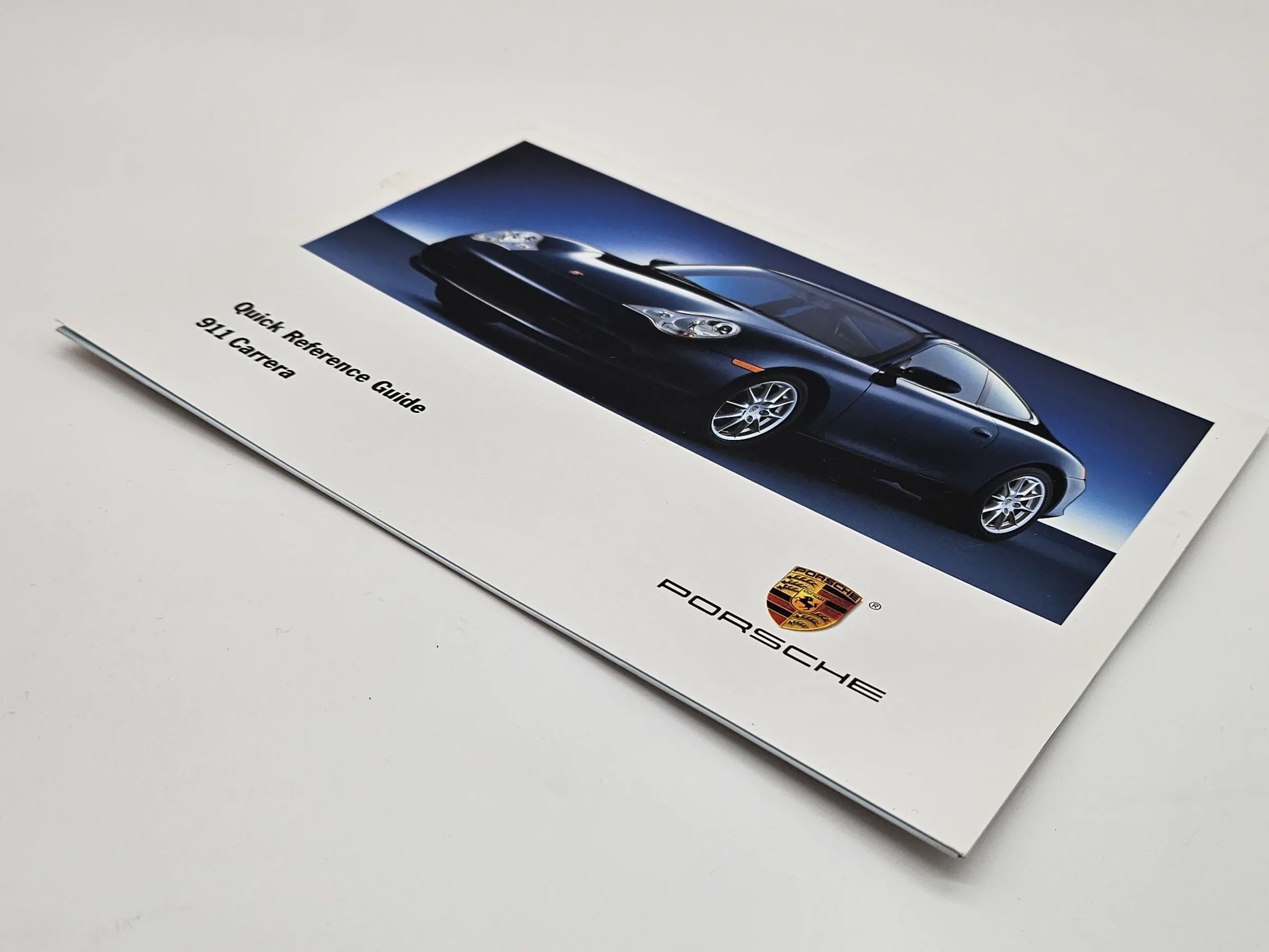 Original Porsche 911 Carrera 2/4 Typ 996 Schnell Betriebsanleitung english