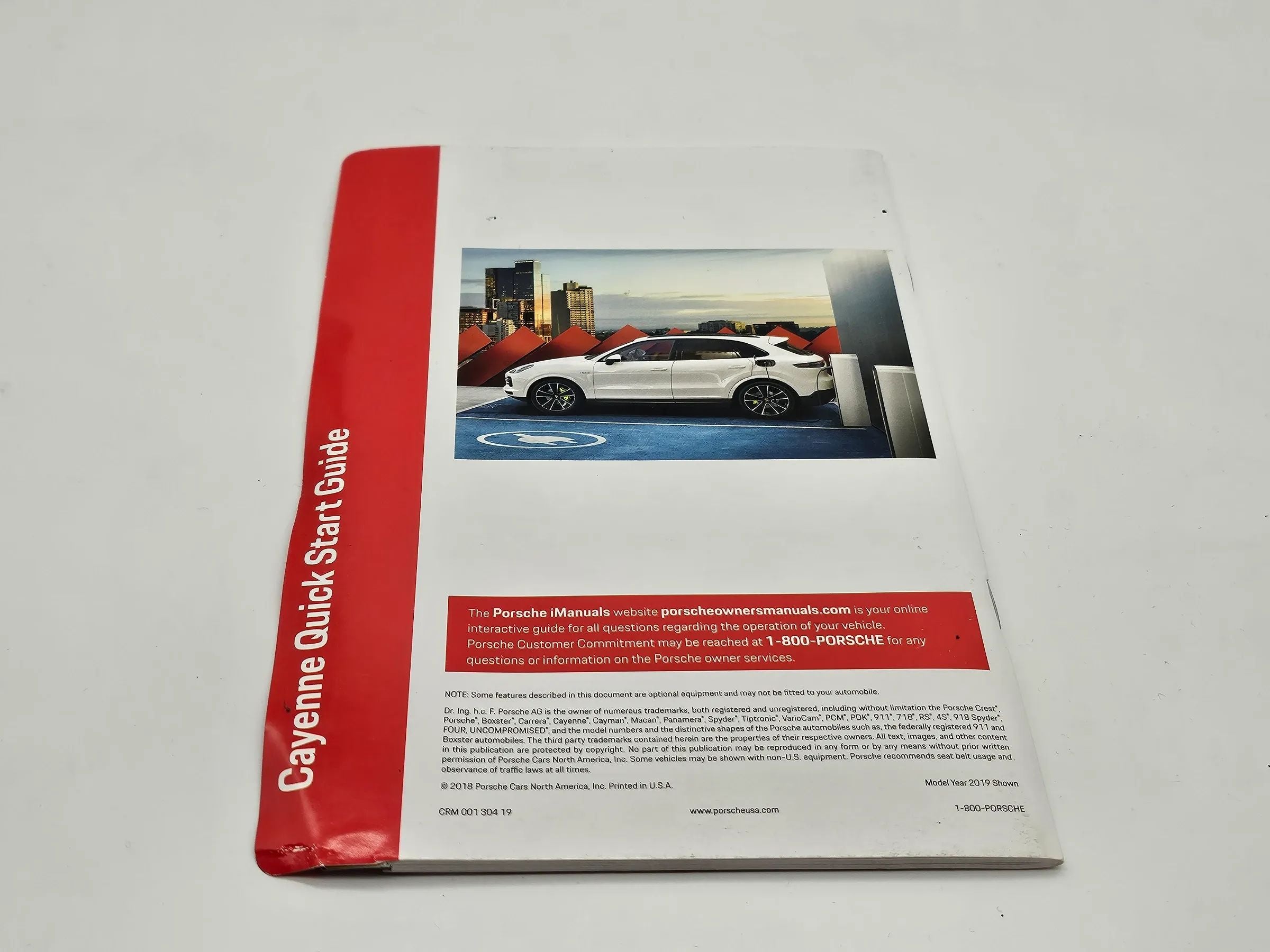 Original Porsche Cayenne 9Y Quick Betriebsanleitung  2019 englisch