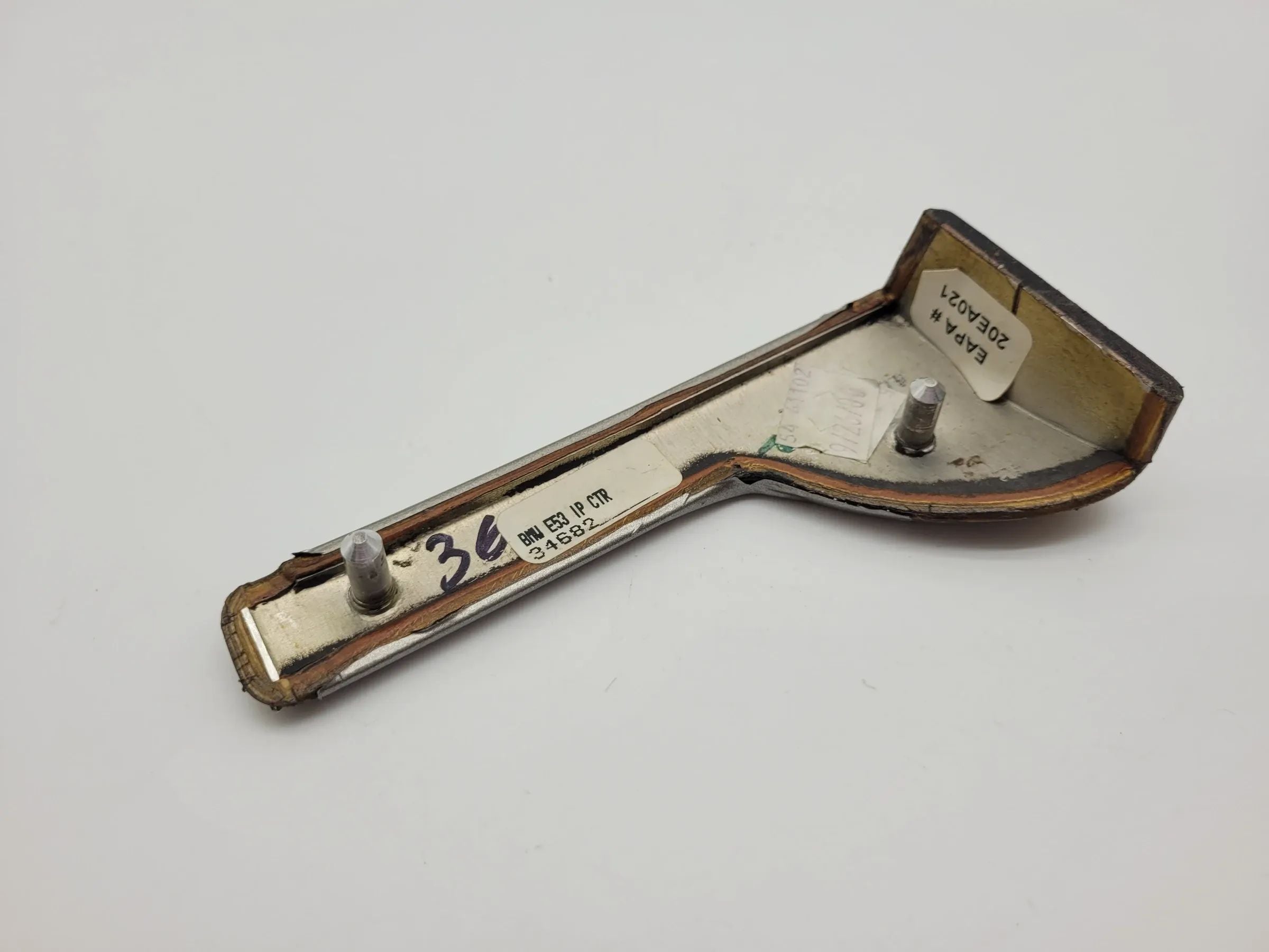 Original BMW X5 (E53) Zierleiste / Dekorleiste Holz Mitte Vorne 51458402251