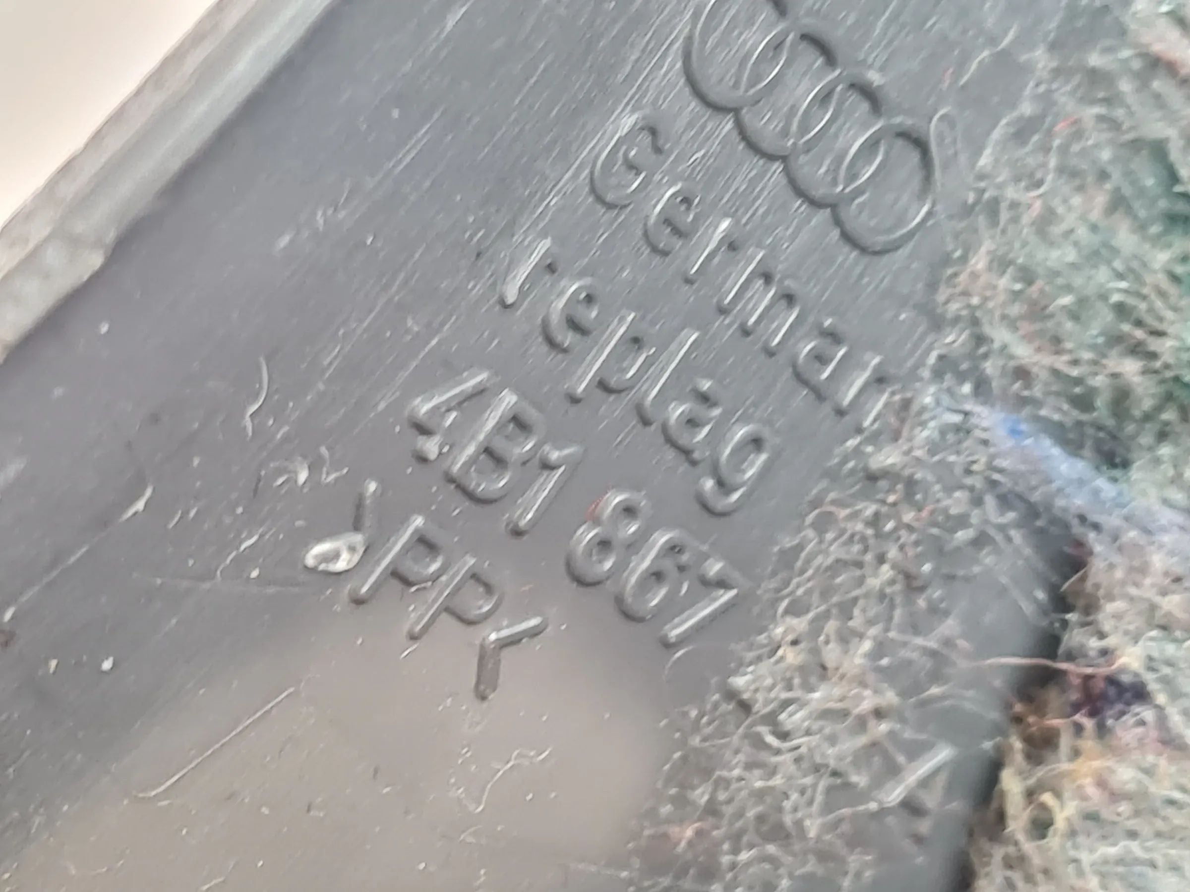 Original Audi A6 Verkleidung A Säule Fussraum Grau Vorne Rechts 4B1867272A