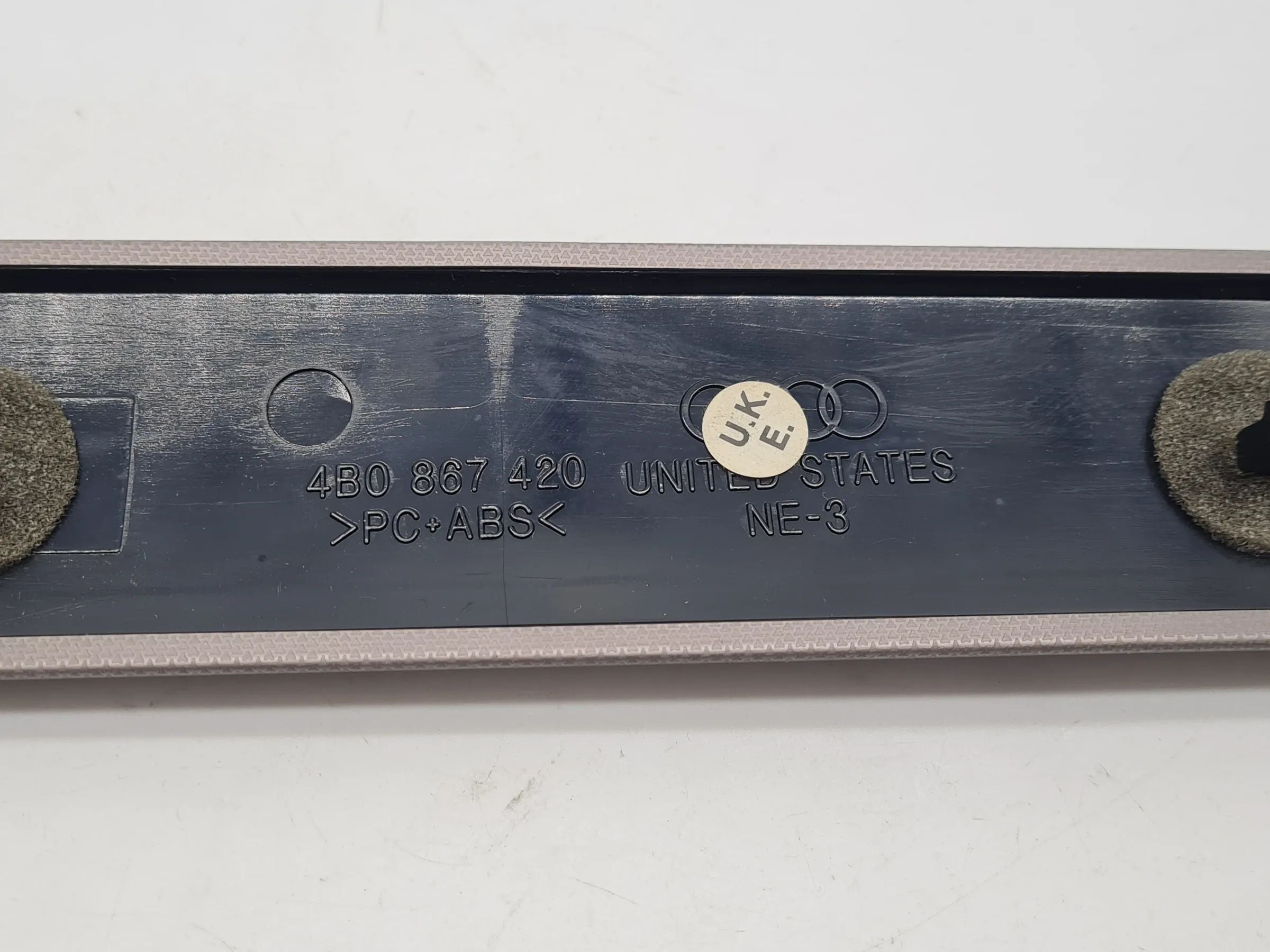 Original Audi A6 (4B2/4B4) Zierleiste Türleiste Hinten Rechts 4B0867420