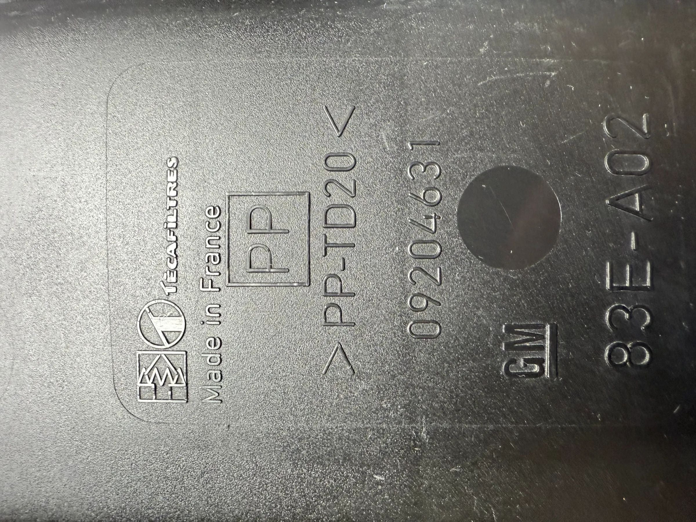 Originele Opel Agila A Luchtfilterkast Luchtfilterhuis 09204631