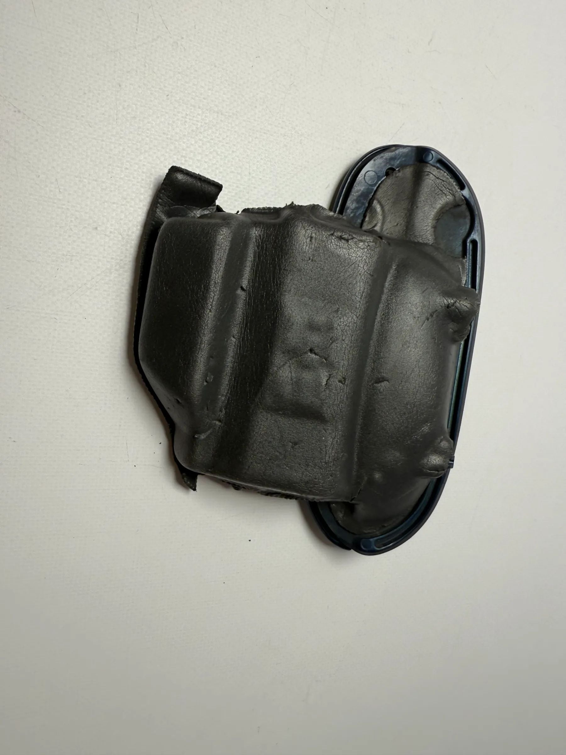 Oryginalna klamka drzwi BMW E39 tylna prawa niebieska alu R1 ("E39 tylna R1")