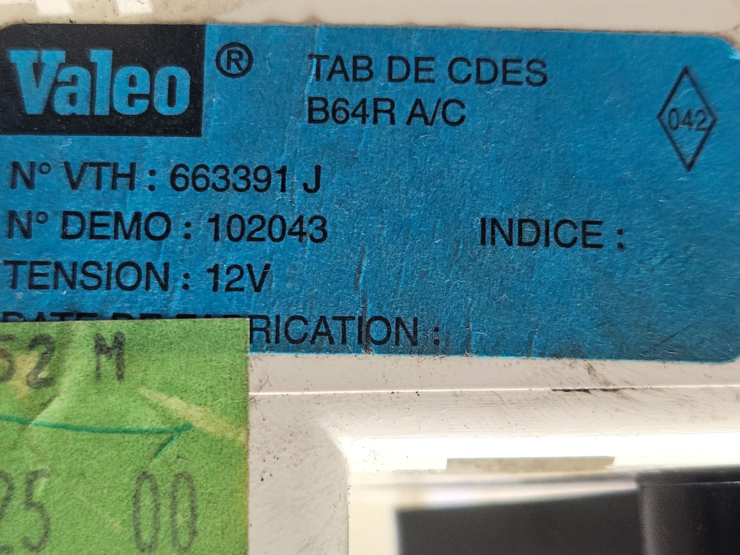 Originale Renault Megane I (EA0/1) 1.4 16V Controllo Climatizzatore 663391J