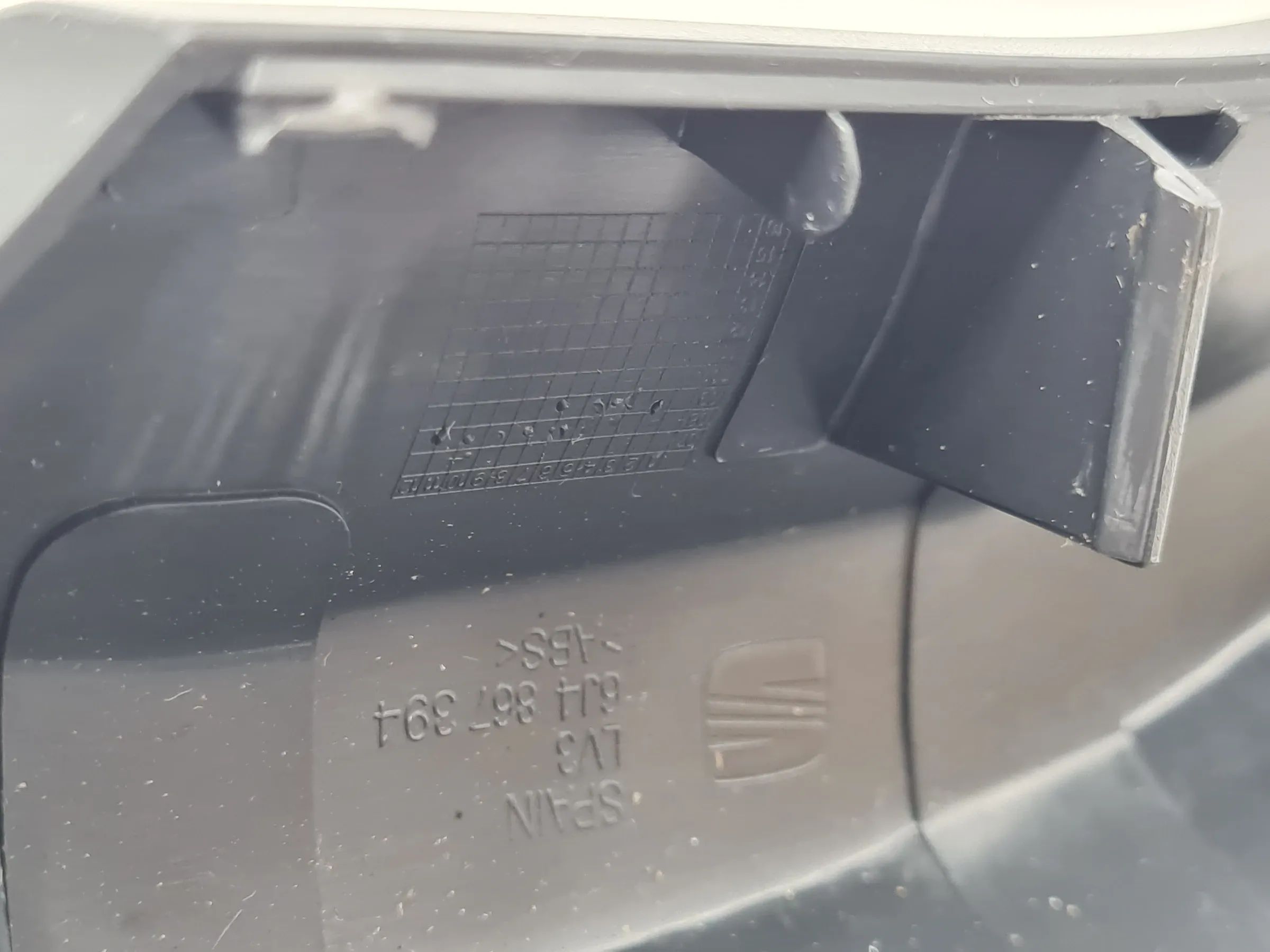 Seat Ibiza IV 6J5/6P1 Türgriff Abdeckung Rechts Hinten 6J4867394 (Original)