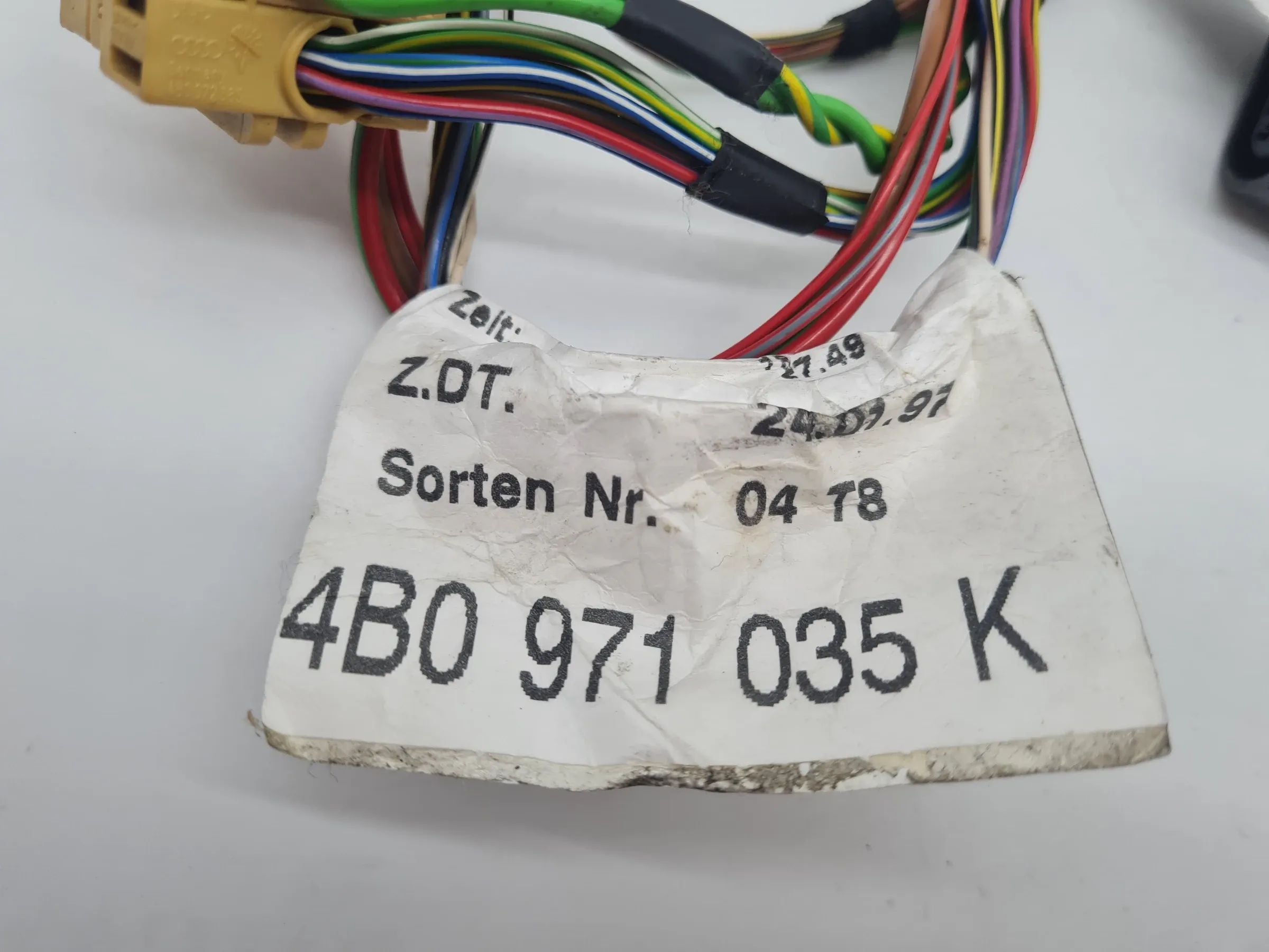 Original Audi A6 (4B2/4B4) Türkabelbaum Kabelbaum Vorne Links 4B0971035K
