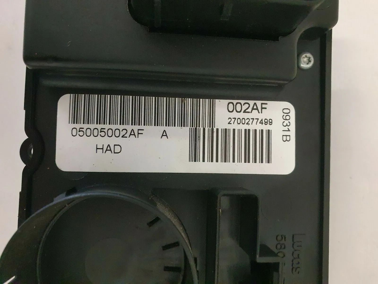 ⭐ Chrysler Voyager RG 2001-2002 Commande Chauffage Climatisation 05005002AF