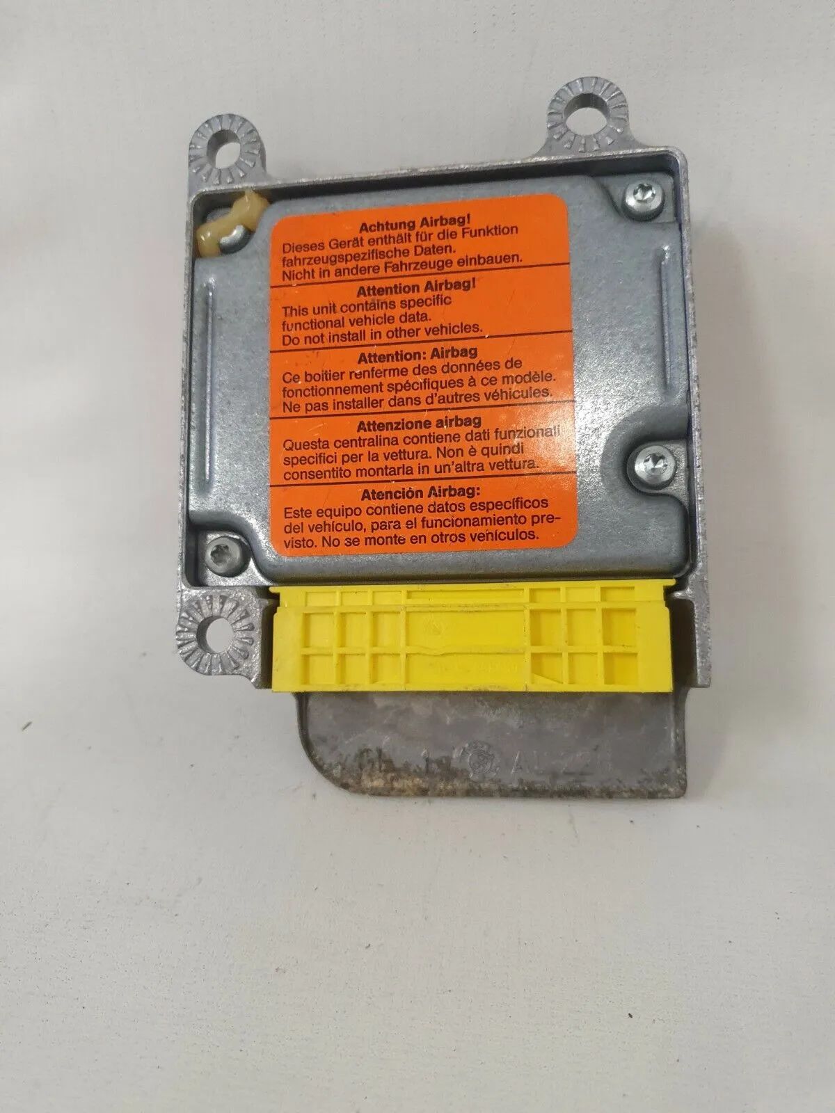 oryginalny VW Polo 6N2 Bora Moduł Sterujący Poduszek Powietrznych Airbagsteuergerät 6Q0909601 Indeks 03