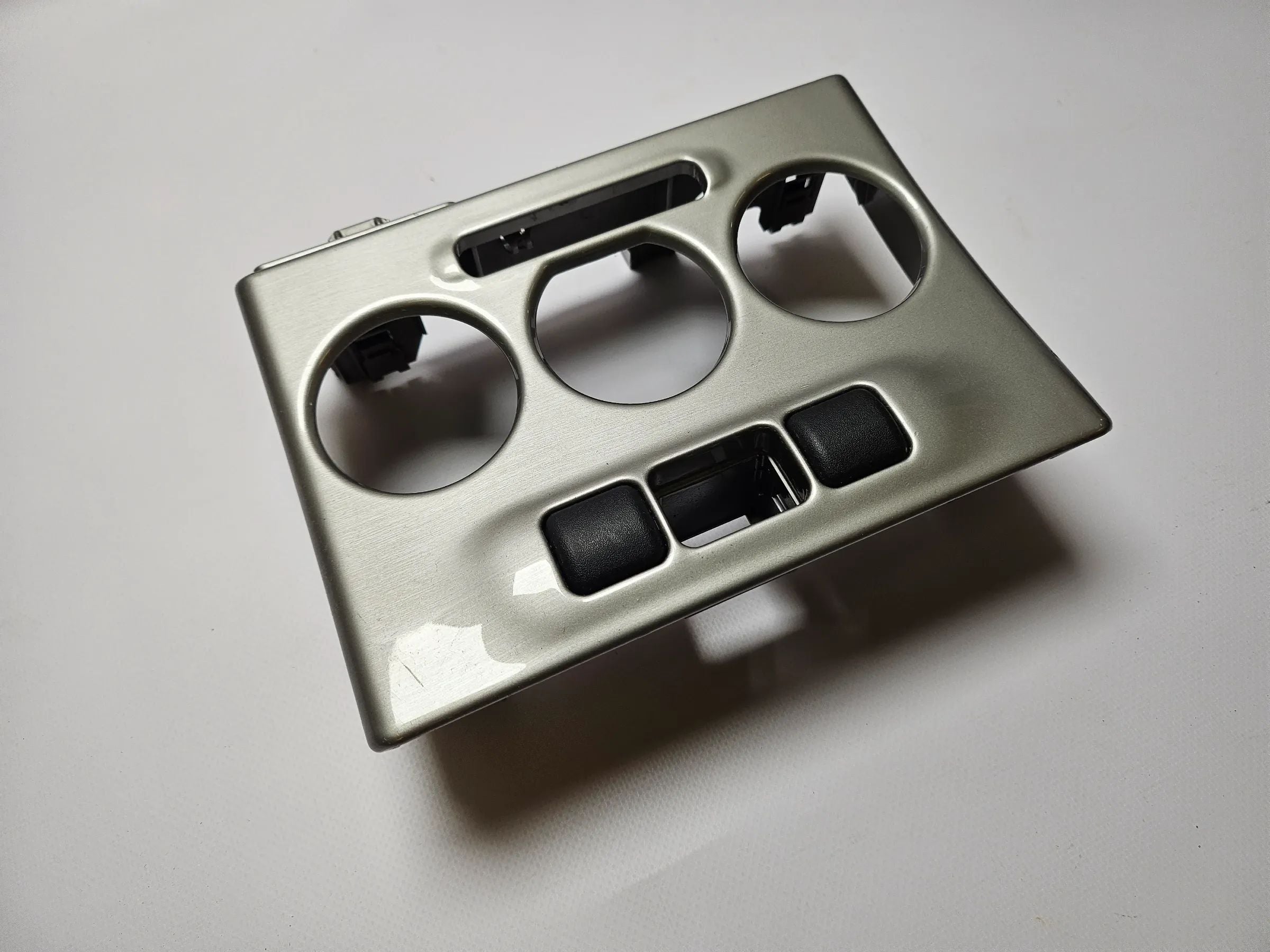 Original Opel Zafira 1.8 Ano 2003 Tampa de Comando do Aquecimento Prateada 024420732