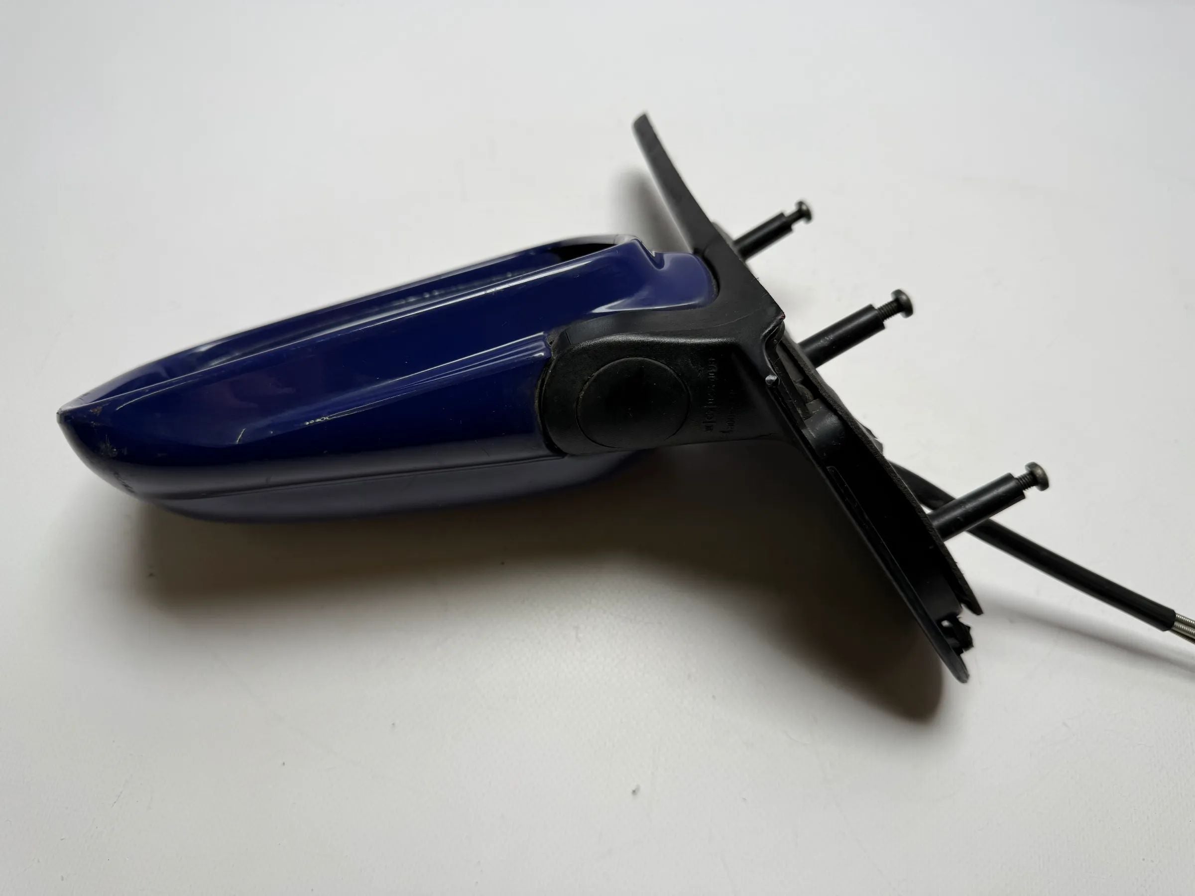 VW Polo 50 Espejo Retrovisor Exterior Mecánico Izquierdo Azul 6N1857507 GRU / 202271