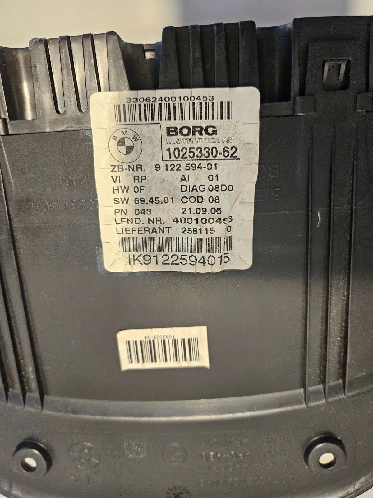 orijinal BMW 318i 320i E90 E91 Gösterge Paneli Kombiinstrument Benzinli 9122594-01