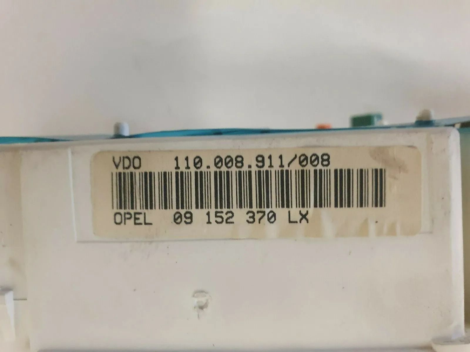 original Opel Vectra B 2,2 16V Tacho Tachometer  Kombiinstrument 09152370 LX