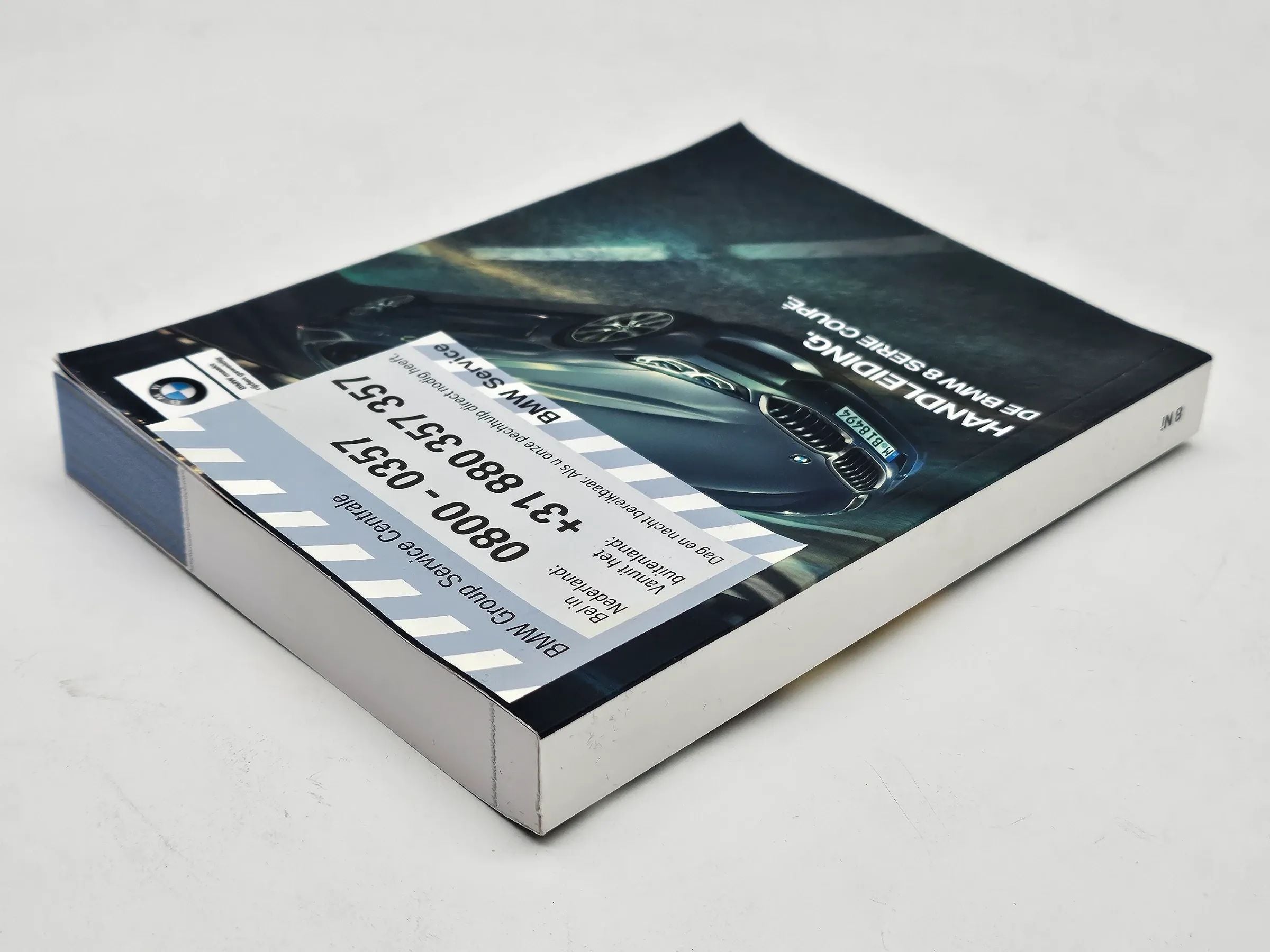 BMW 8er G15 COUPE Betriebsanleitung 2019 Bedienungsanleitung niederländisch