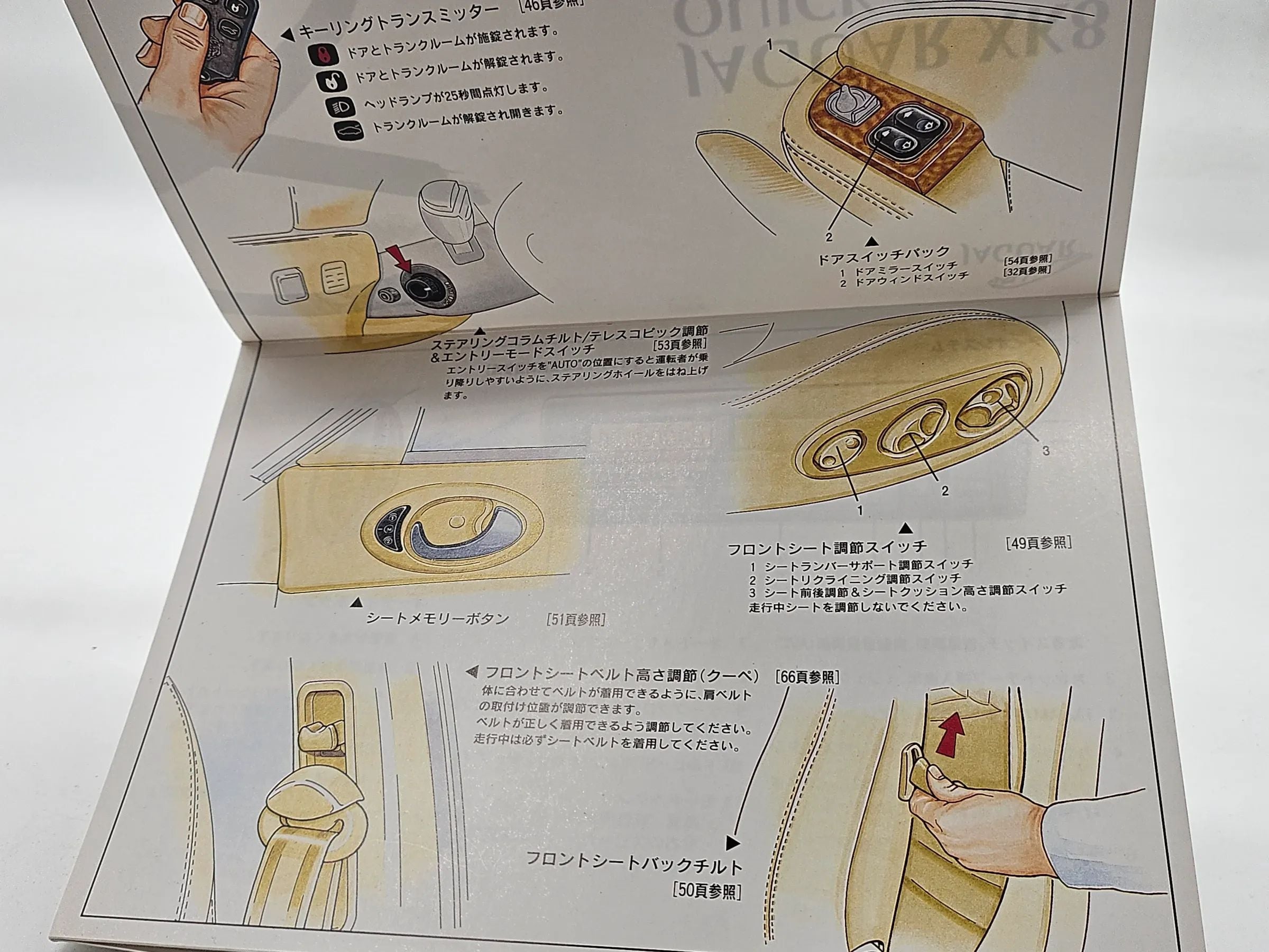 原厂捷豹XK8快速使用手册 日语版