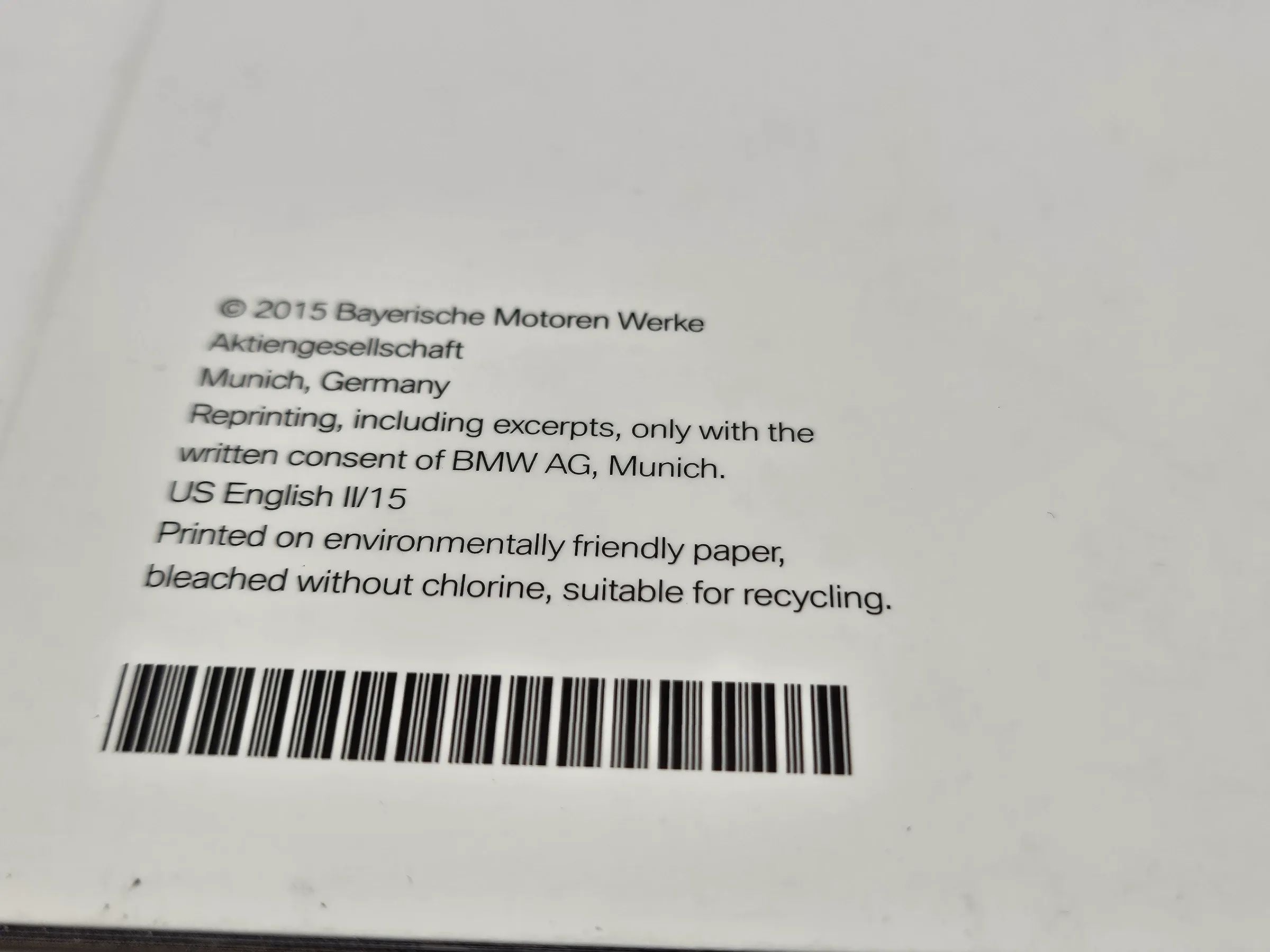 BMW 4er CABRIO F33 Schnell Betriebsanleitung 2015 Bedienungsanleitung englisch