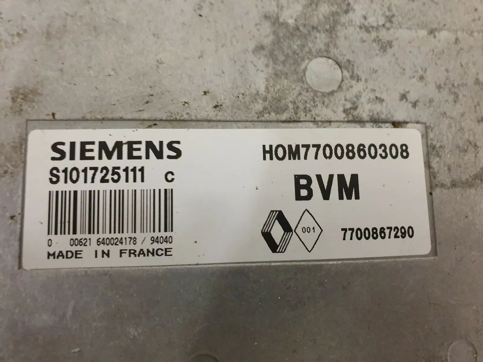 orig. Steuergerät Motorsteuergerät Renault Laguna I 1.8i 7700867290 S101725111C