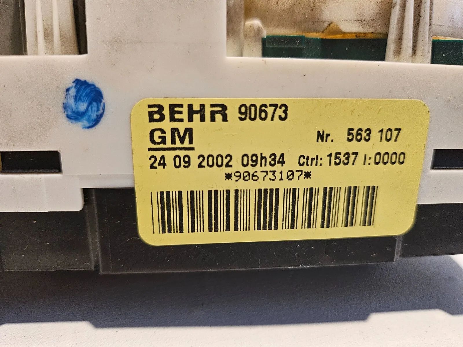 Оригинальный привод отопителя Опель Астра 1.6 Караван G 90673 с гарантией 12 месяцев