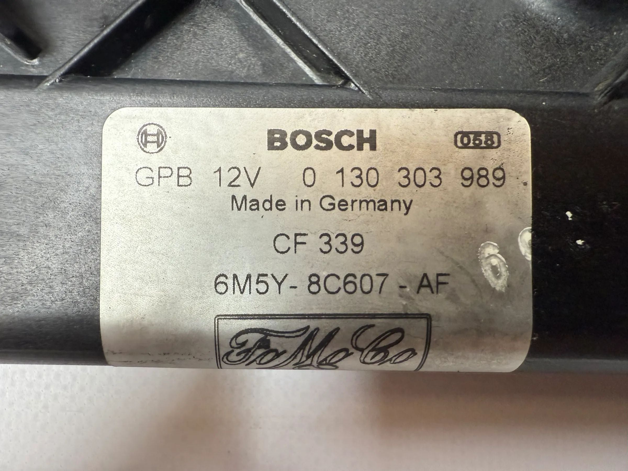 Oryginalny wentylator chłodnicy silnika Ford Focus II 2.5 ST (DA/DP/HCP) 65MY-8C607-AF