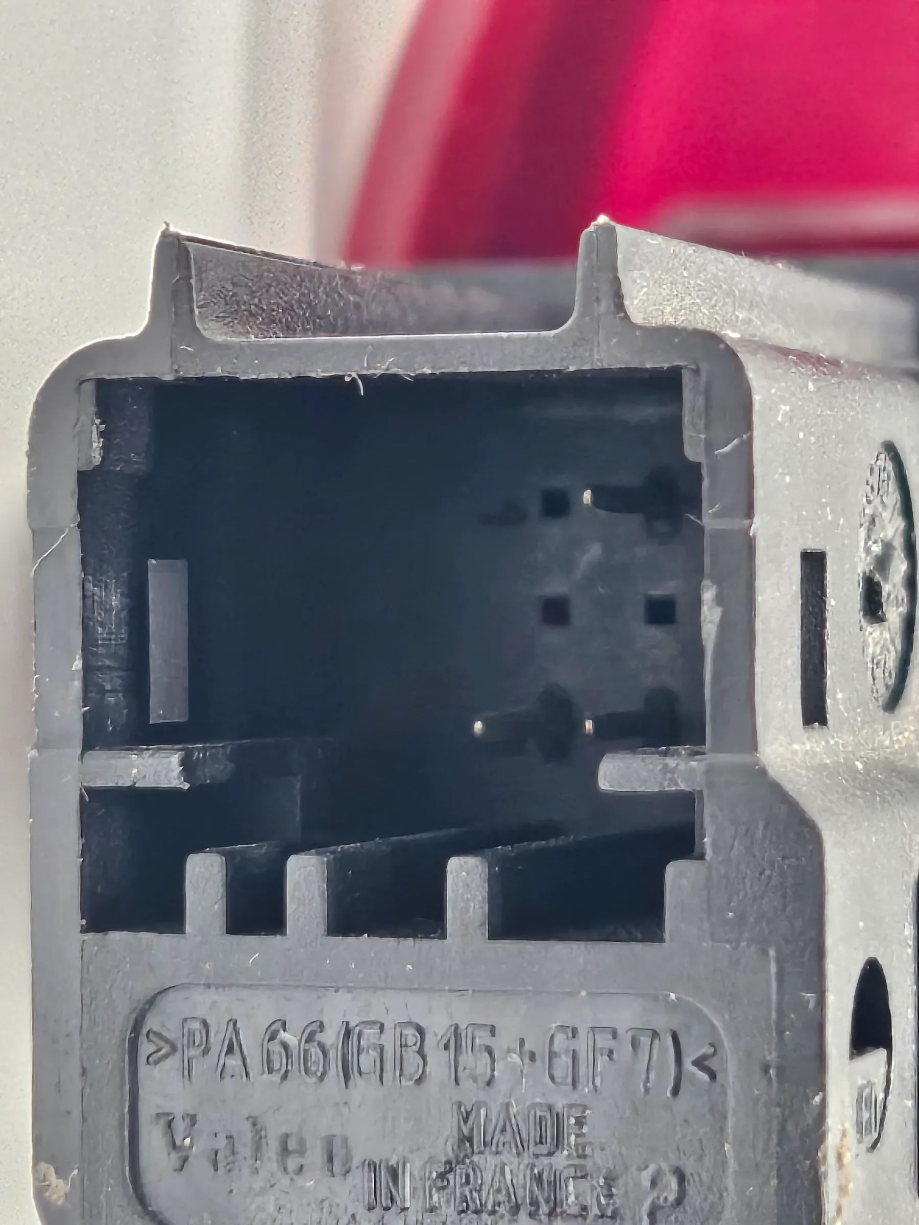 Oryginalny PEUGEOT 206 CC przełącznik świateł awaryjnych Warnblinkschalter 9643213777