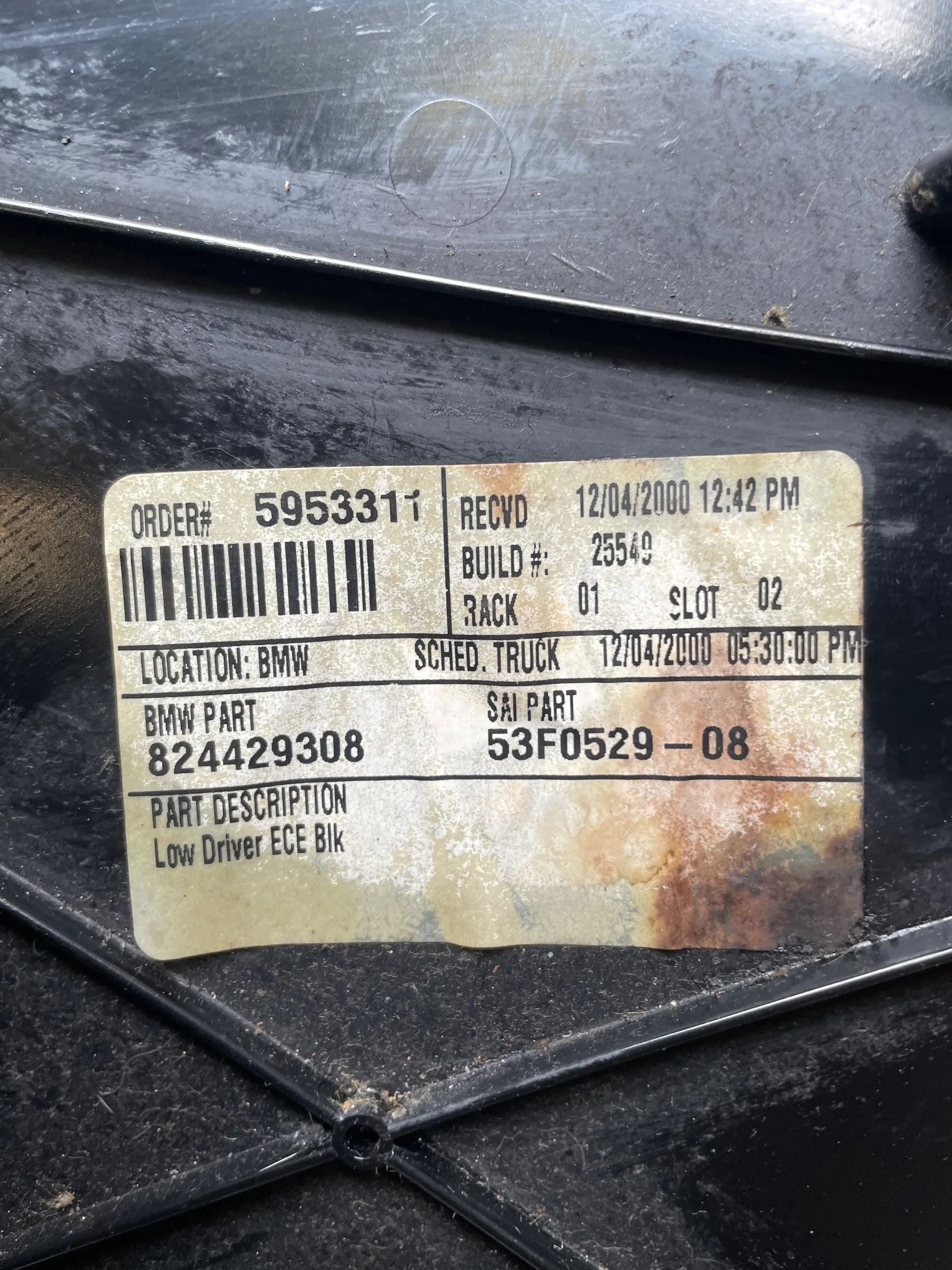 824429310 grille extérieure avant pour BMW X5 (E53) 3.0D 2000 812885