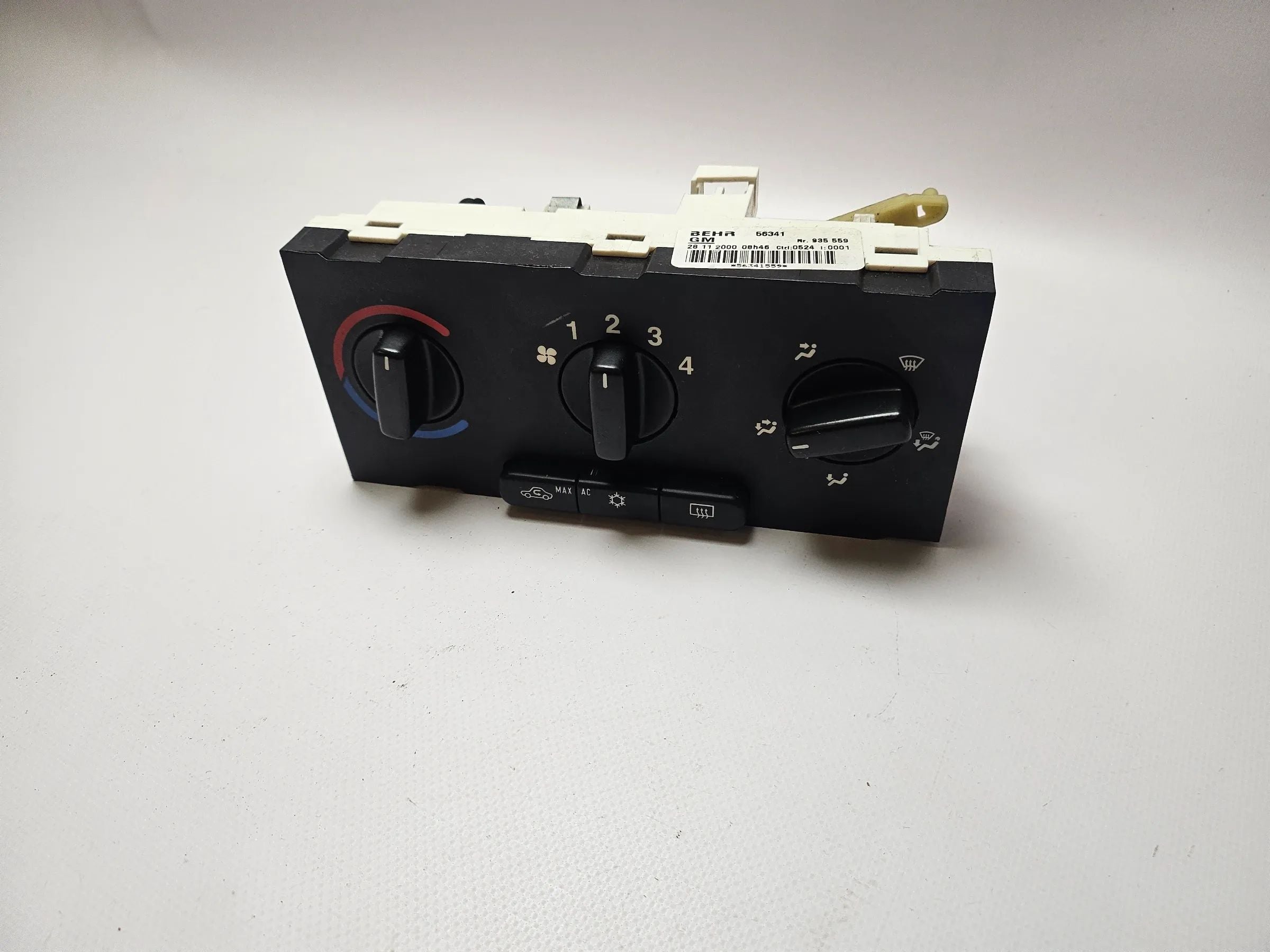 Original Opel Astra 1.6 G Painel de Controlo do Ar Condicionado e Aquecimento 90559839