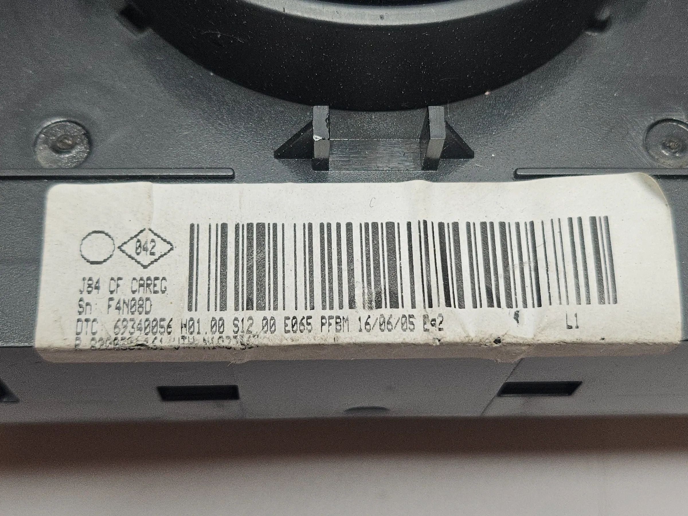 純正 Renault Scenic クライマコントロールパネル 69340056 8200501461 Valeo