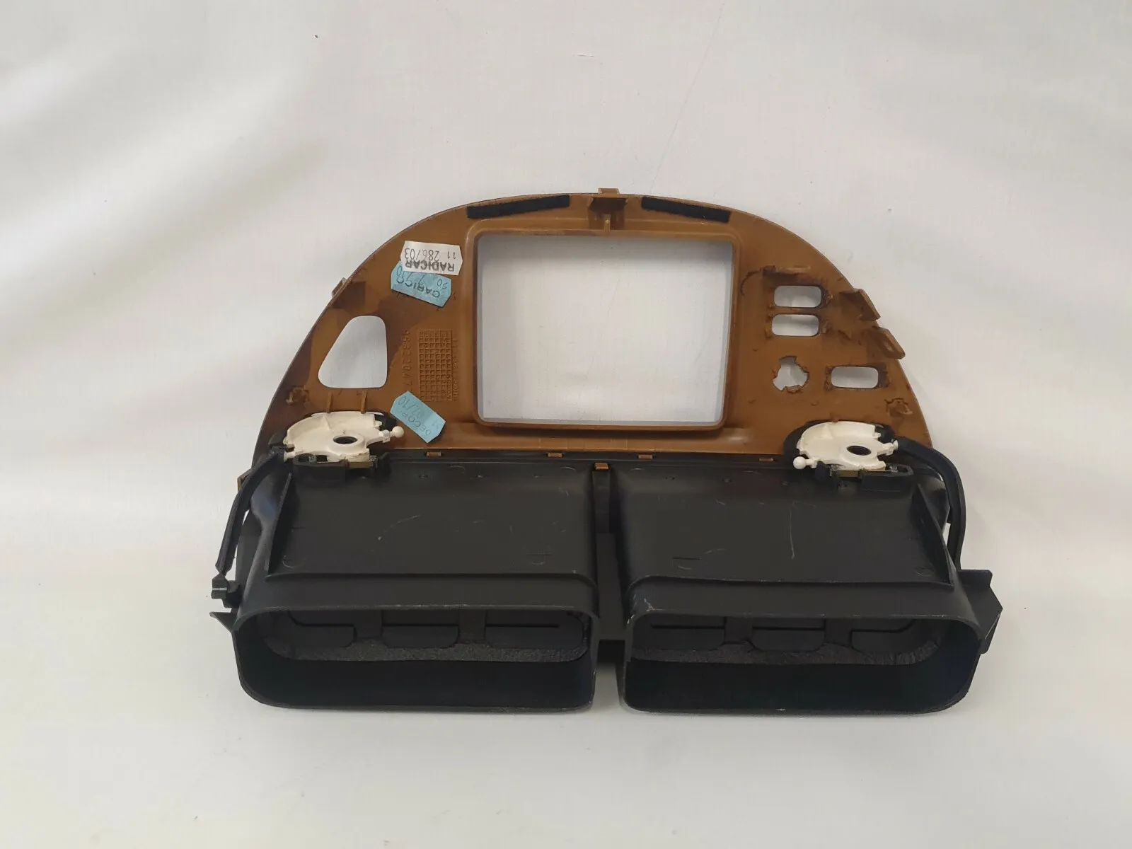 bocchette aria originali Peugeot 607 centrali effetto legno cornice 9632204777