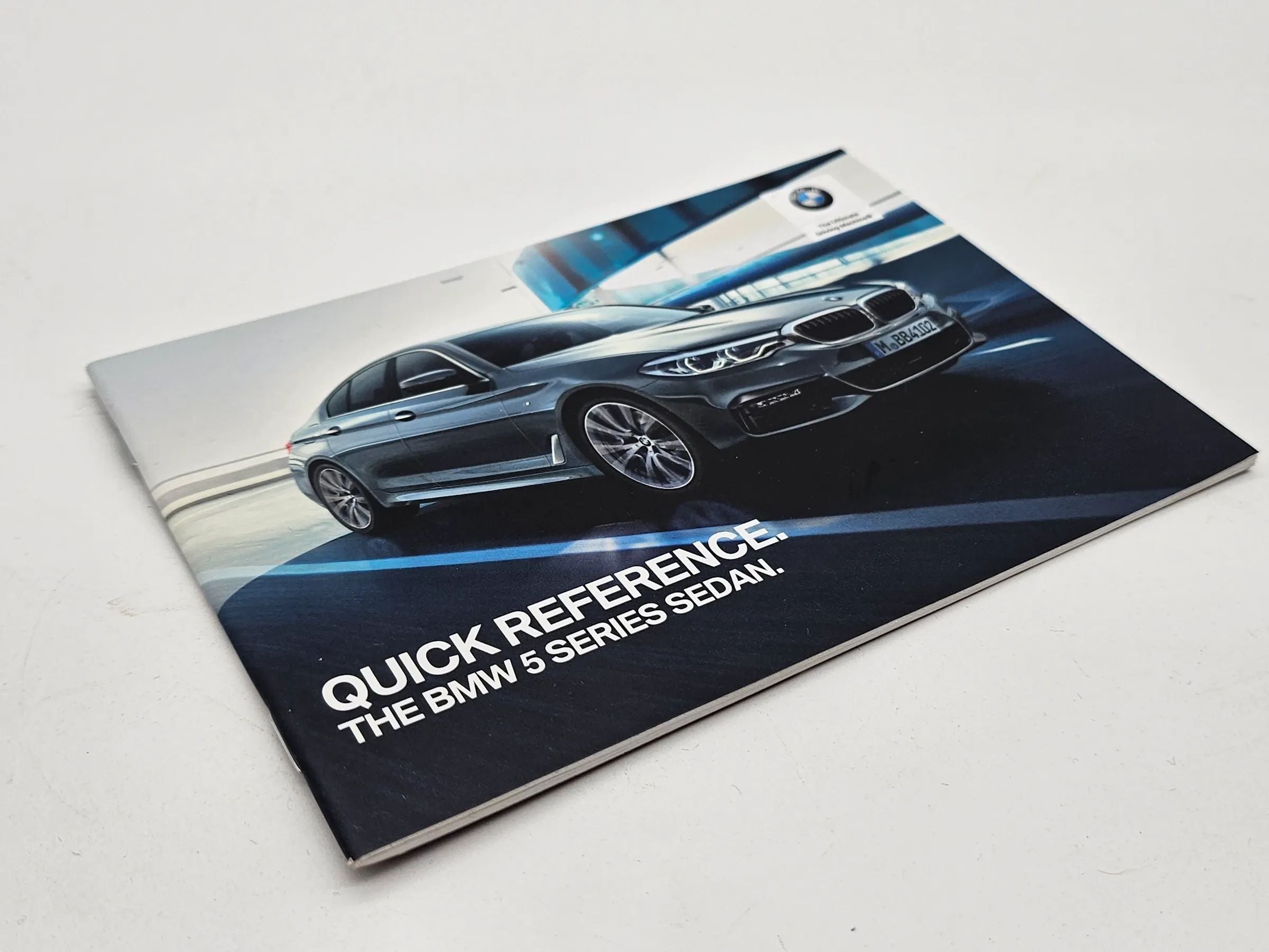 BMW 5 er F90 2018 Schnell Betriebsanleitung Bordbuch Limousine englisch US