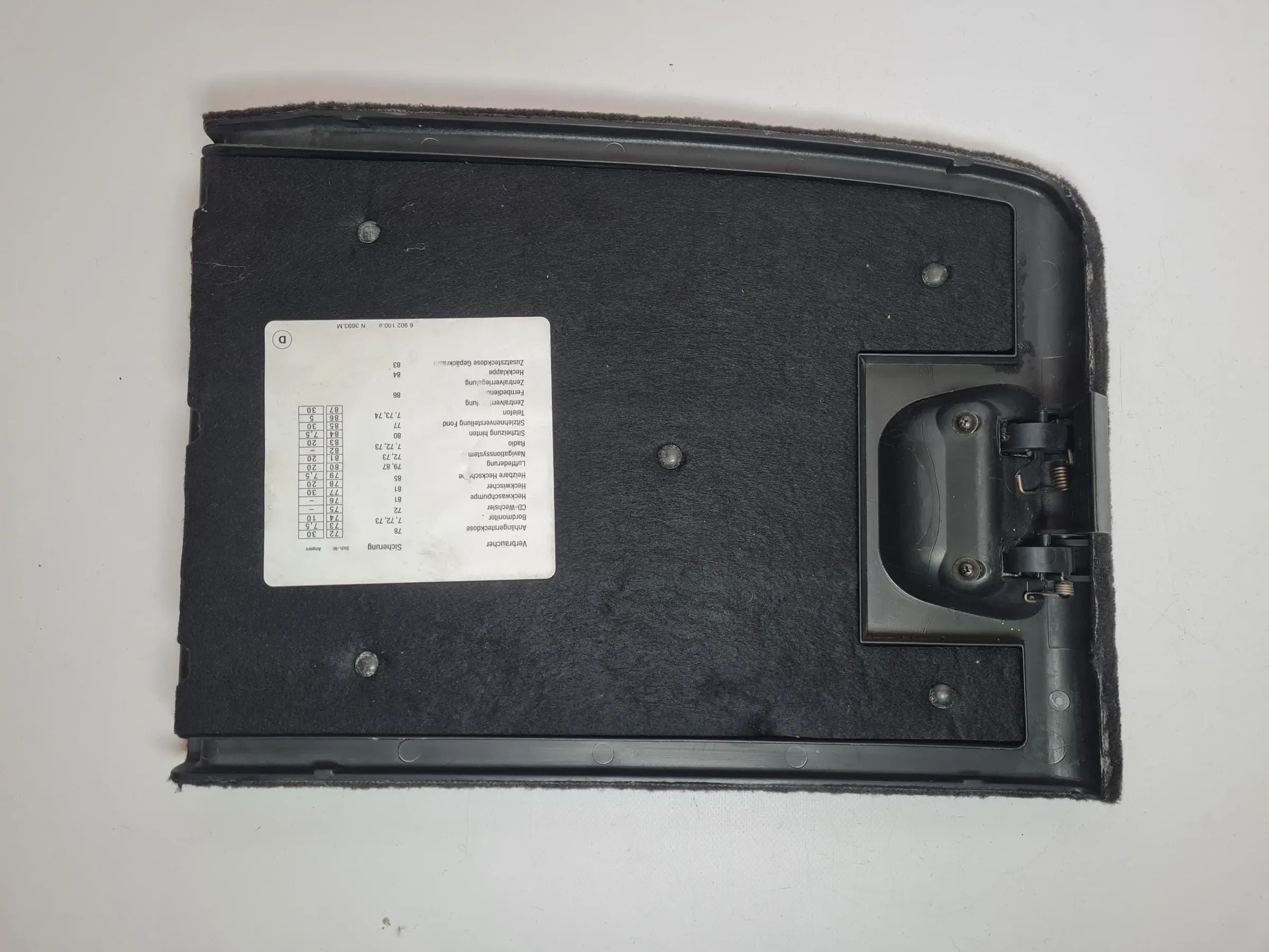 Original BMW X5 (E53) Kofferraum Abdeckung 6902100.9