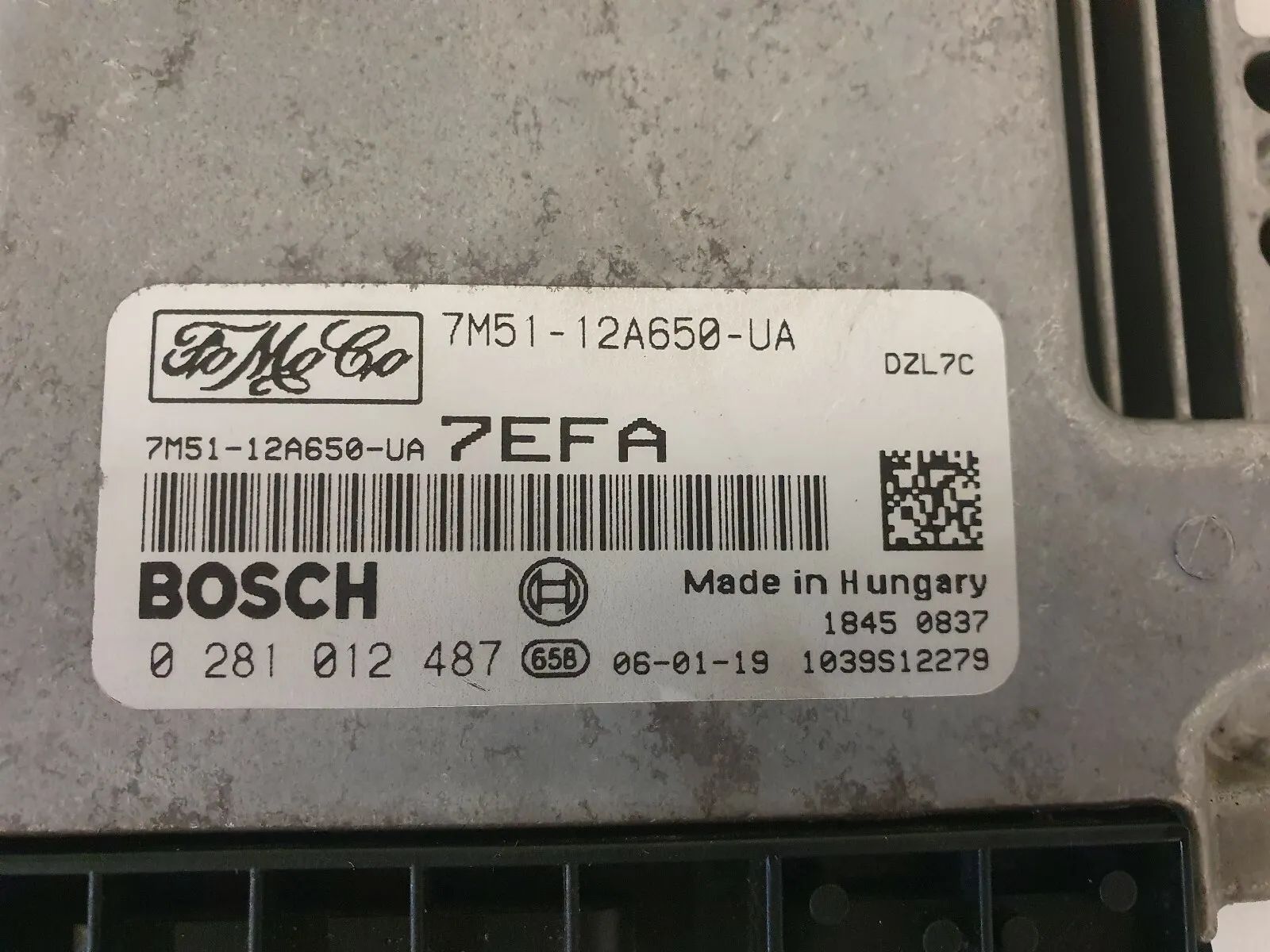 Steuergerät Motorsteuergerät Ford Focus II 1,6 TDCI Diesel Bj.06 7M51-12A650-UA