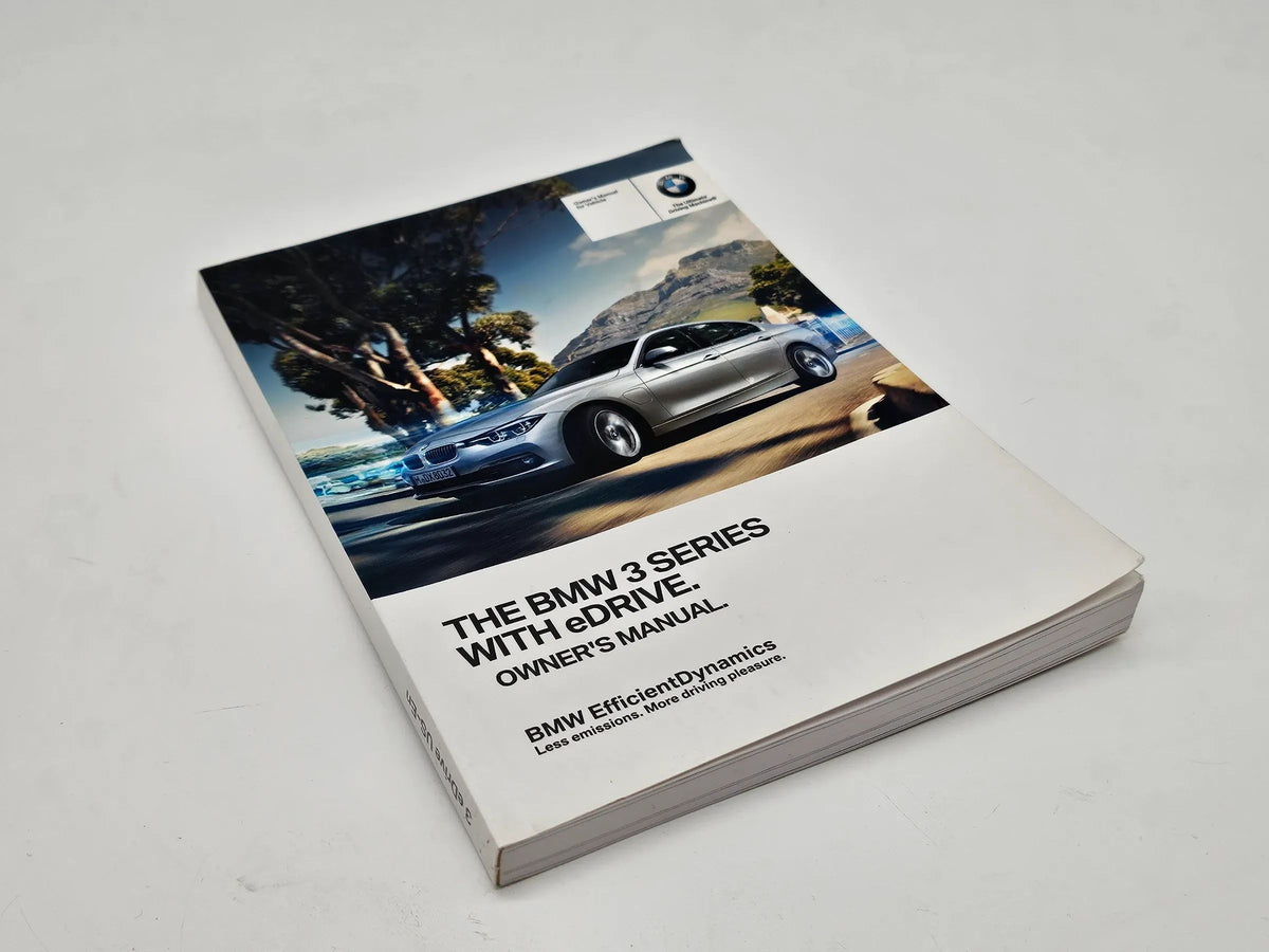 Original BMW 3er F30 Betriebsanleitung eDrive Bedienungsanleitung  english