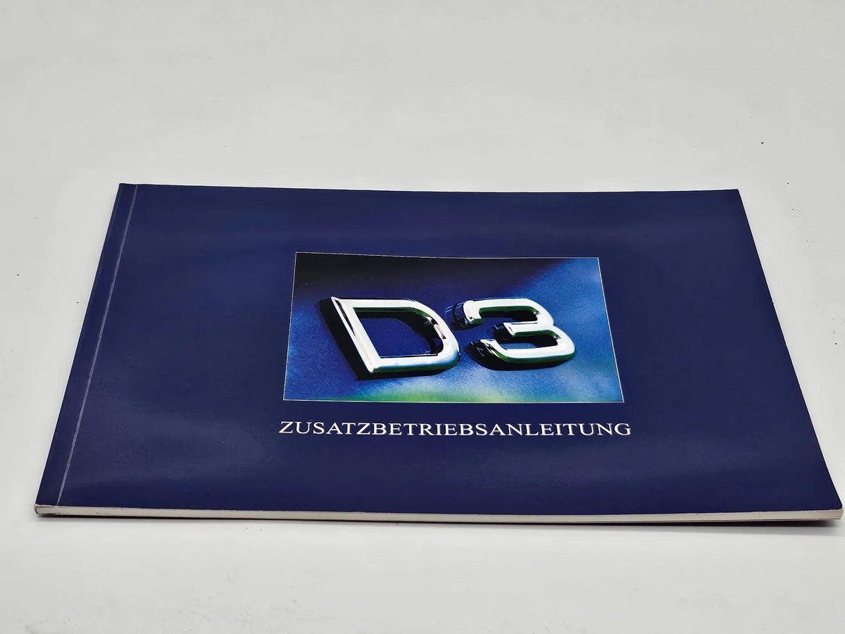 Original BMW Alpina D3 E90 E91  Betriebsanleitung deutsch 8803358-0206