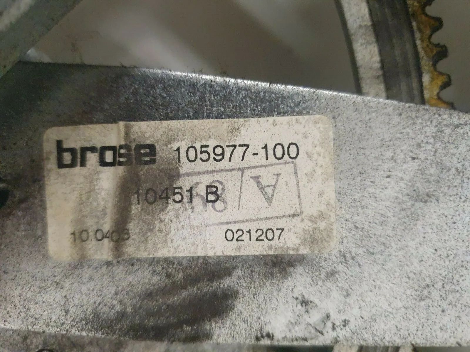 Opel Astra G Cabriolet 2003 Moteur Lève-Vitre et Mécanisme Arrière Gauche 105977-100